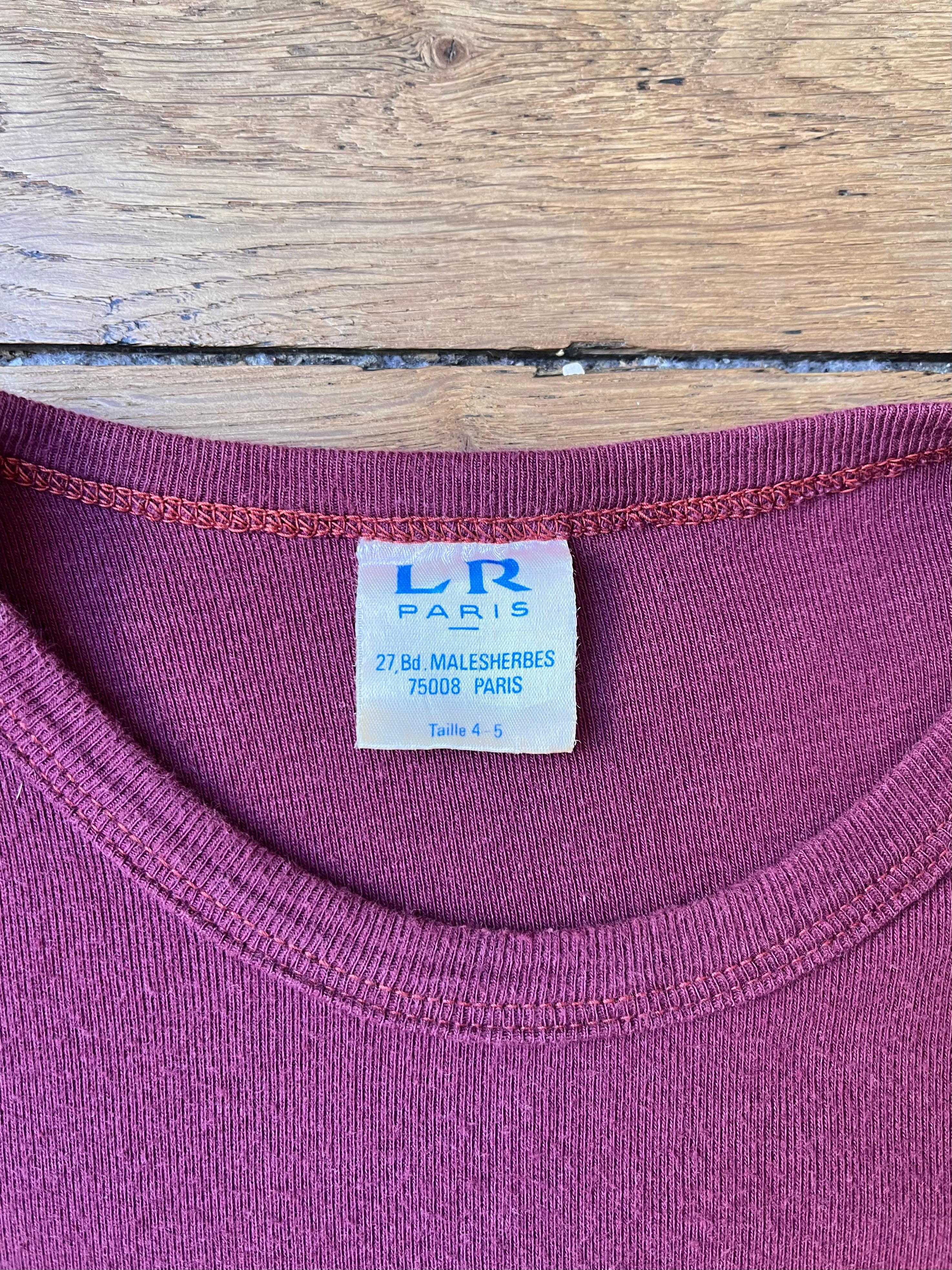 1980s French Navy Vintage Croiseur Colbert Tilt T-shirt (S)