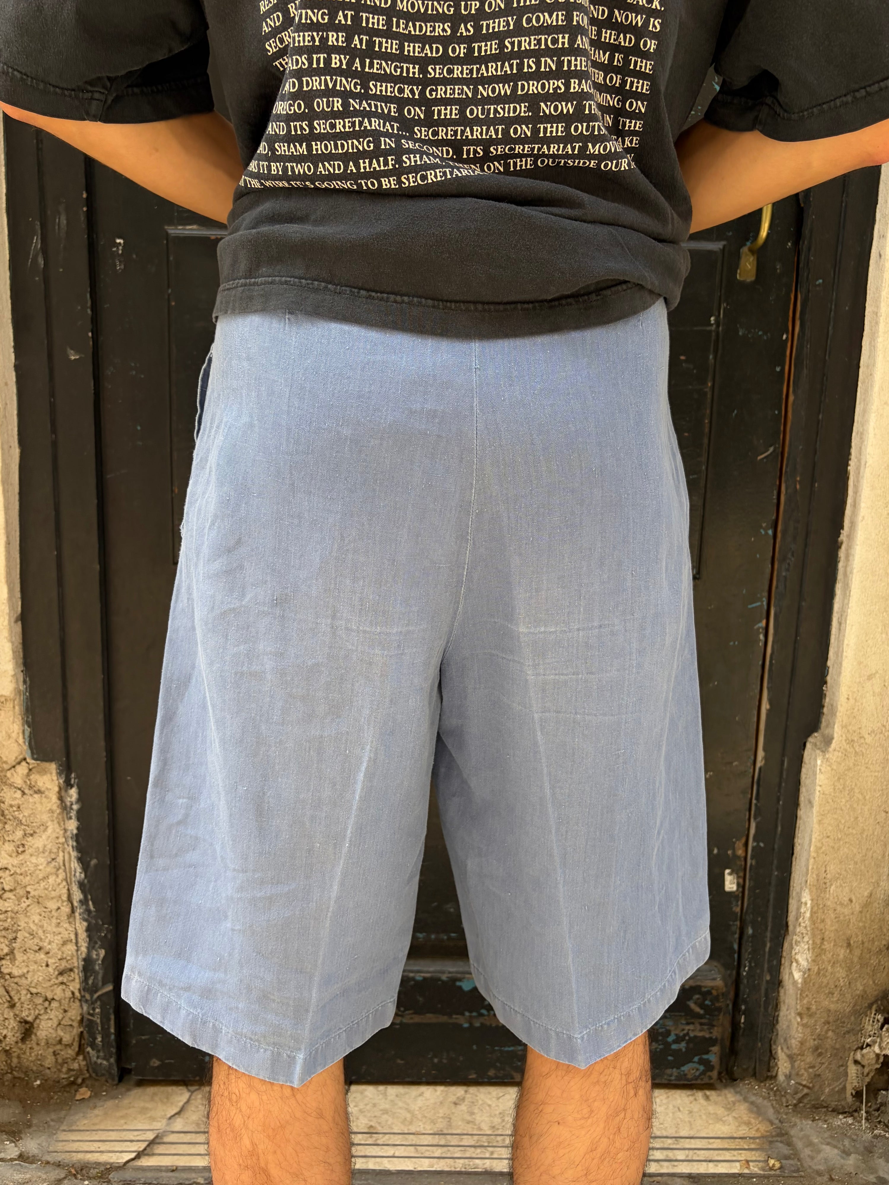 1990's Vintage Italian Asymetrical Shorts Shorts (L)