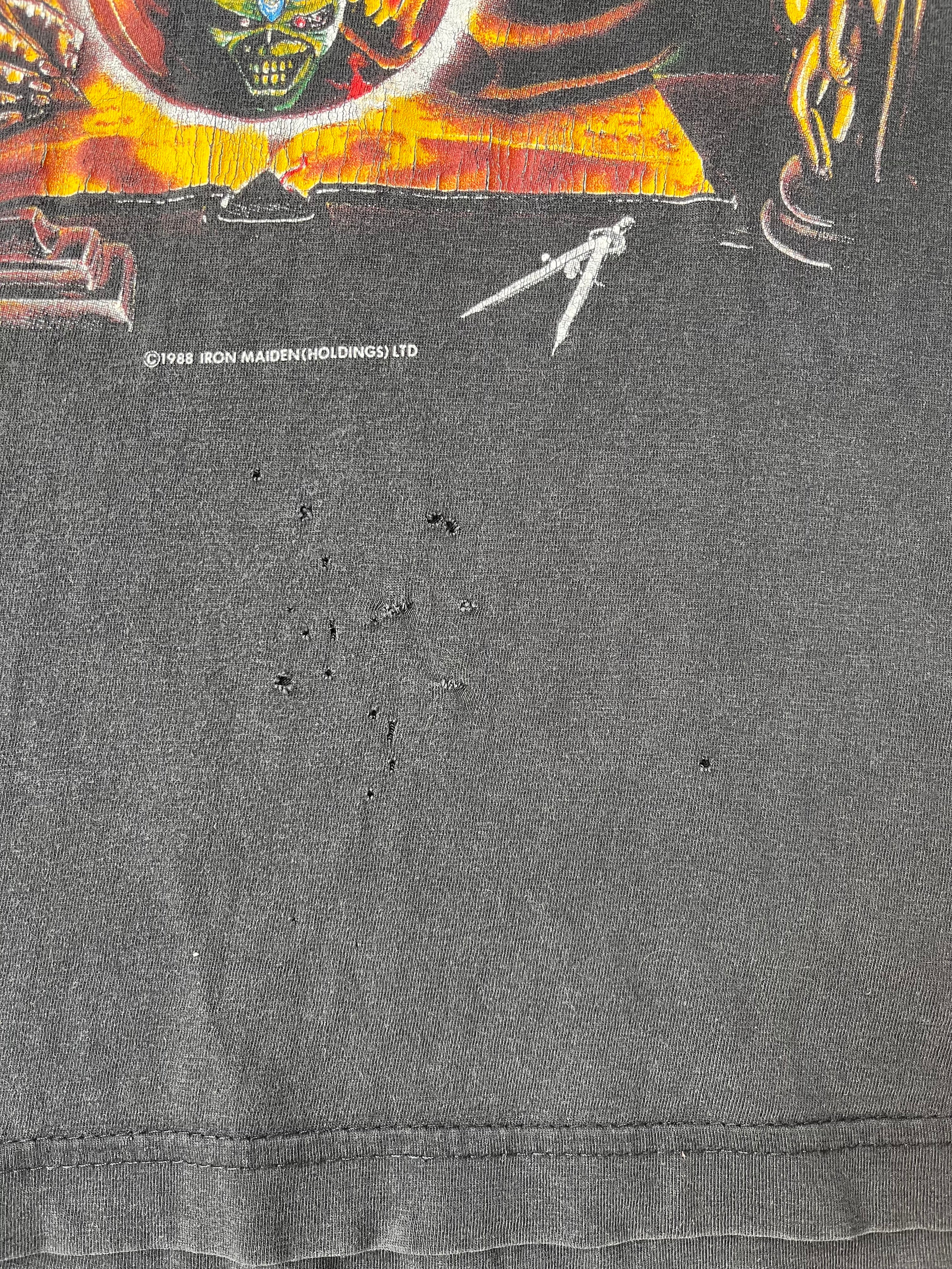 1988 Vintage Iron Maiden The ClairvoyantT-shirt (XL)
