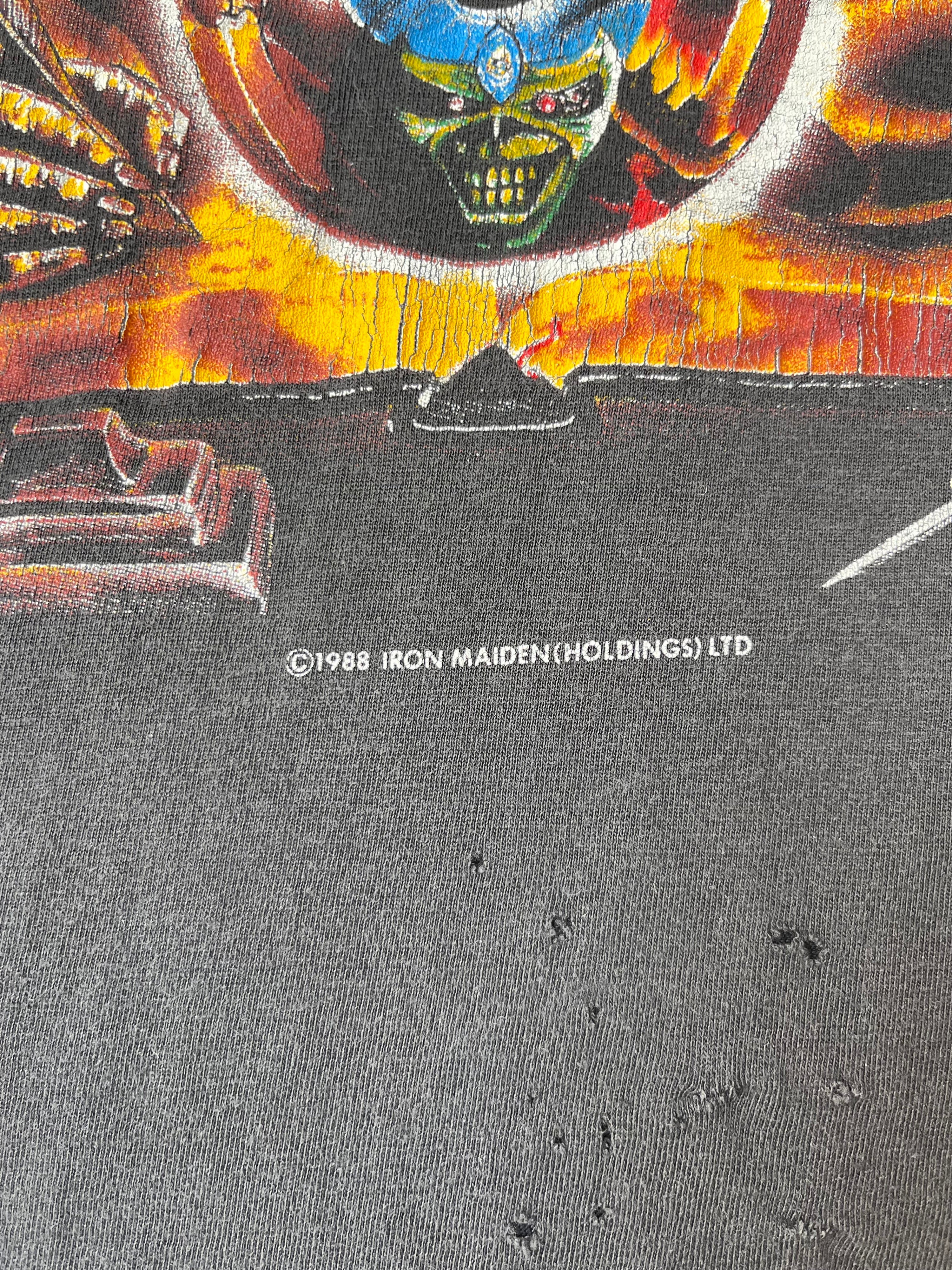1988 Vintage Iron Maiden The ClairvoyantT-shirt (XL)