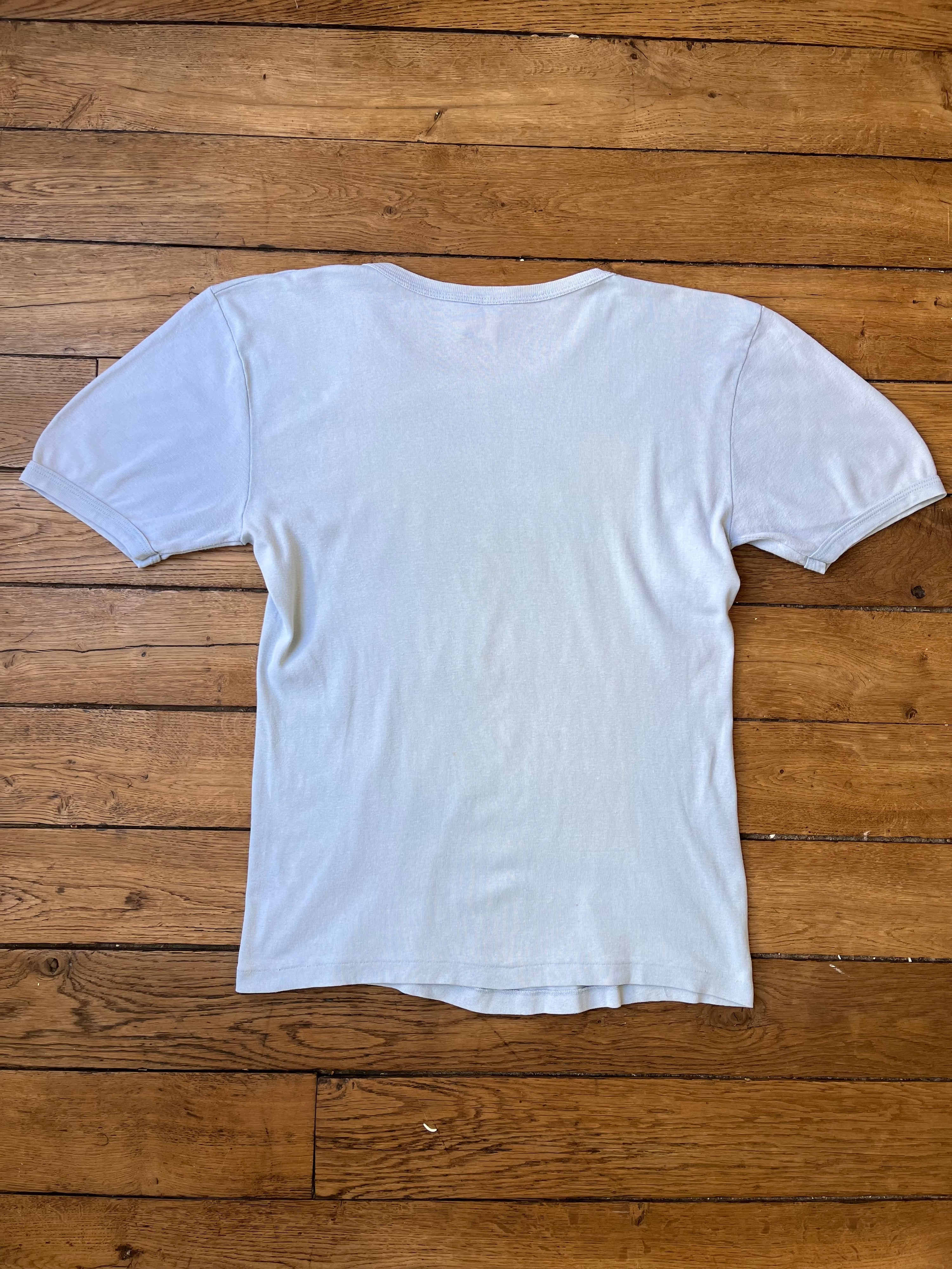 1980s French Vintage 57e Régiment de Transmissions Tilt T-shirt (L)