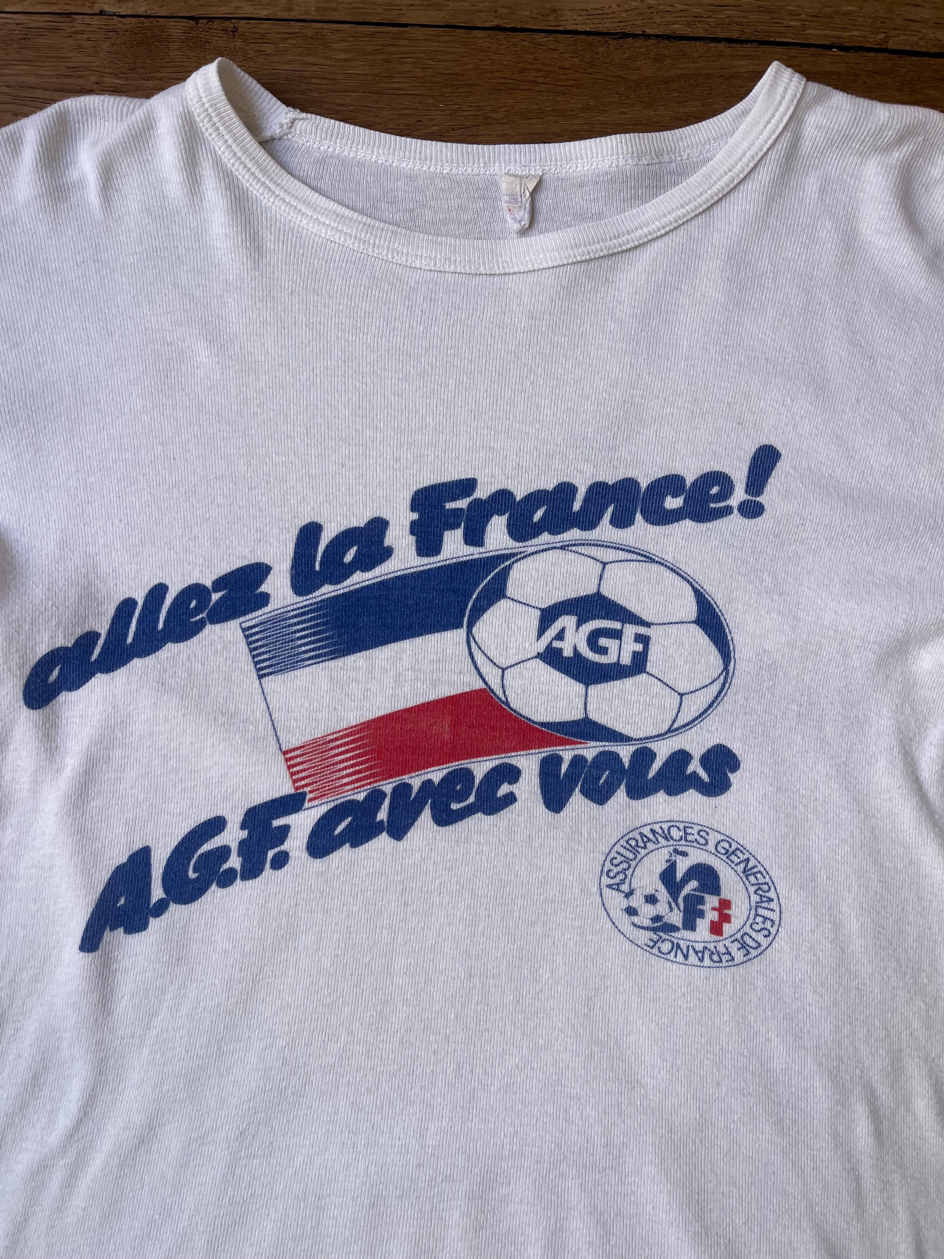 1980's French Vintage Allez La France AGFT-shirt (M)