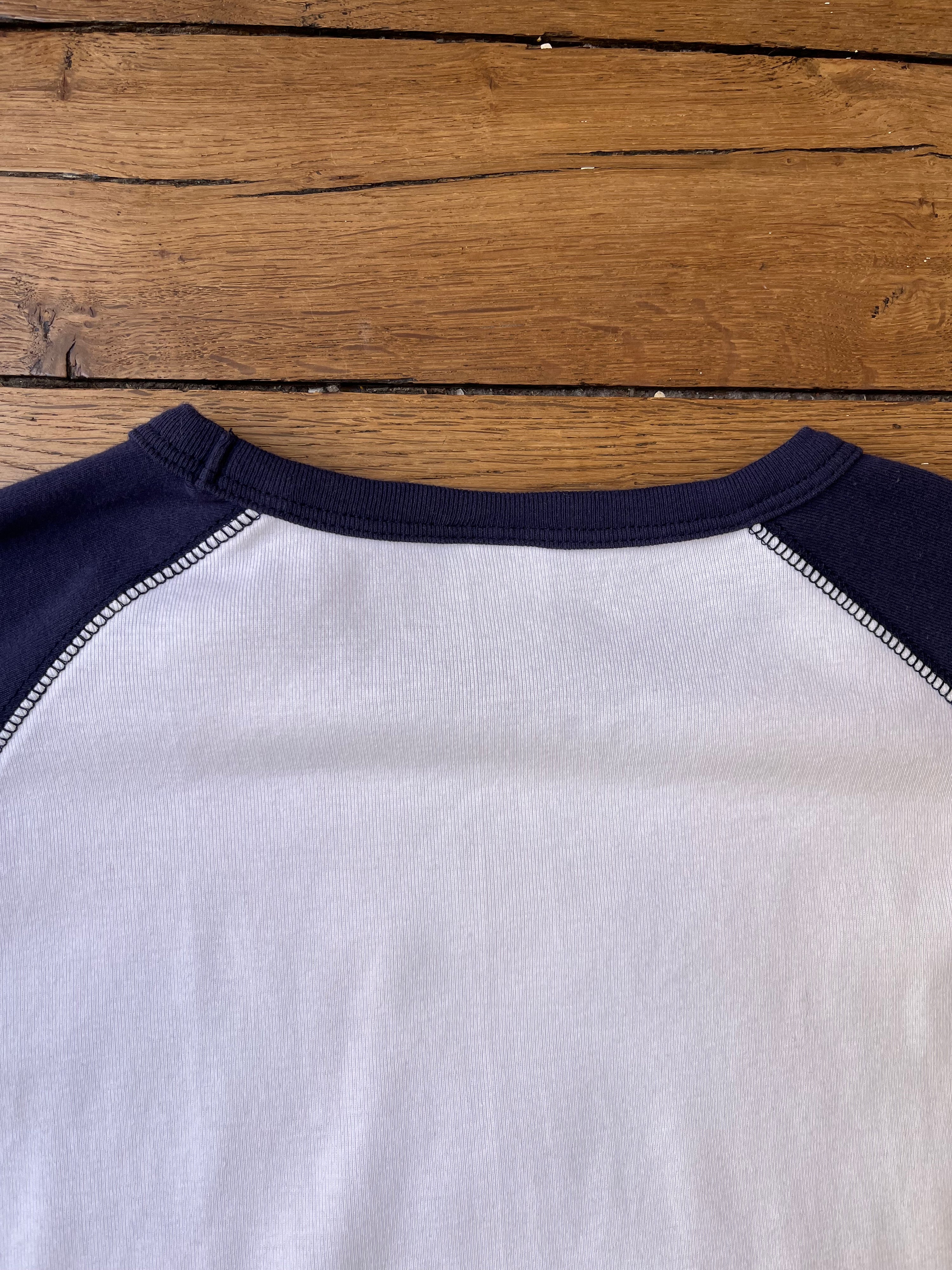 1990s French Vintage Lycée Technique La Réunion St Denis Tilt T-shirt (M)