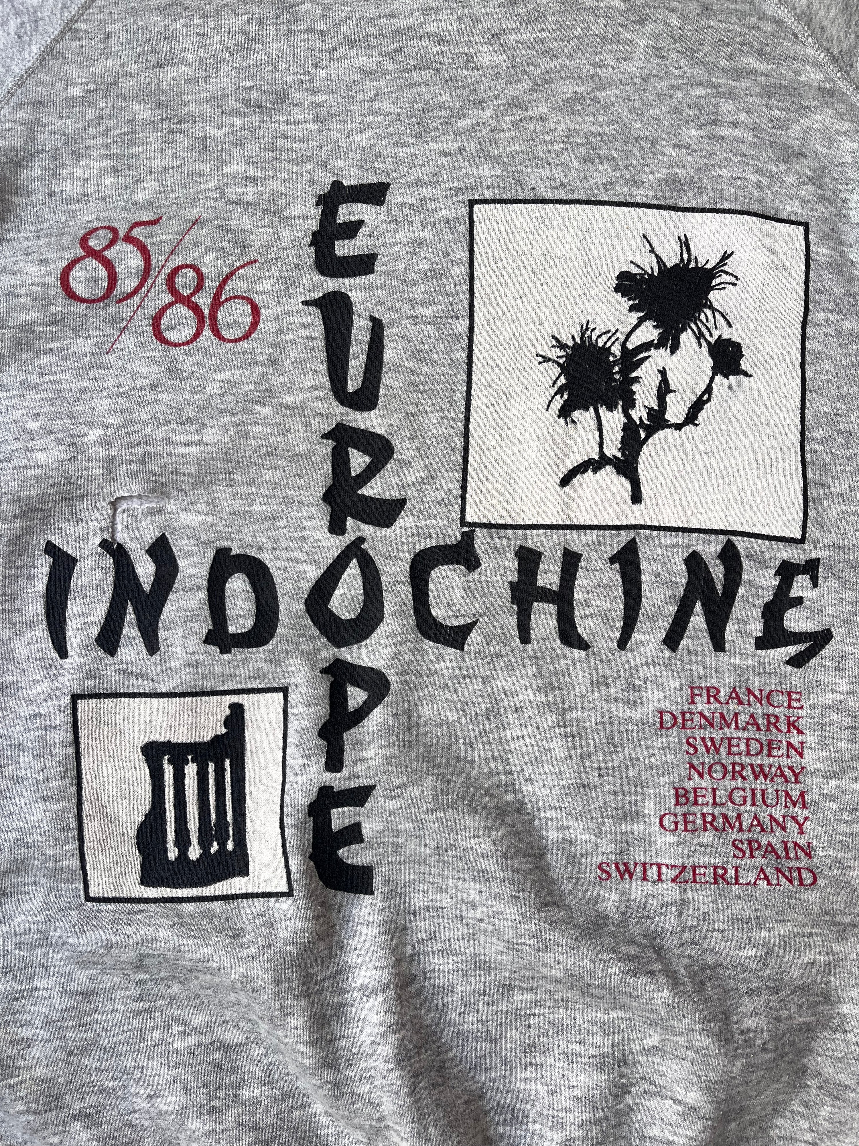 1985 Vintage Indochine Europe Tour Sweatshirt (L)