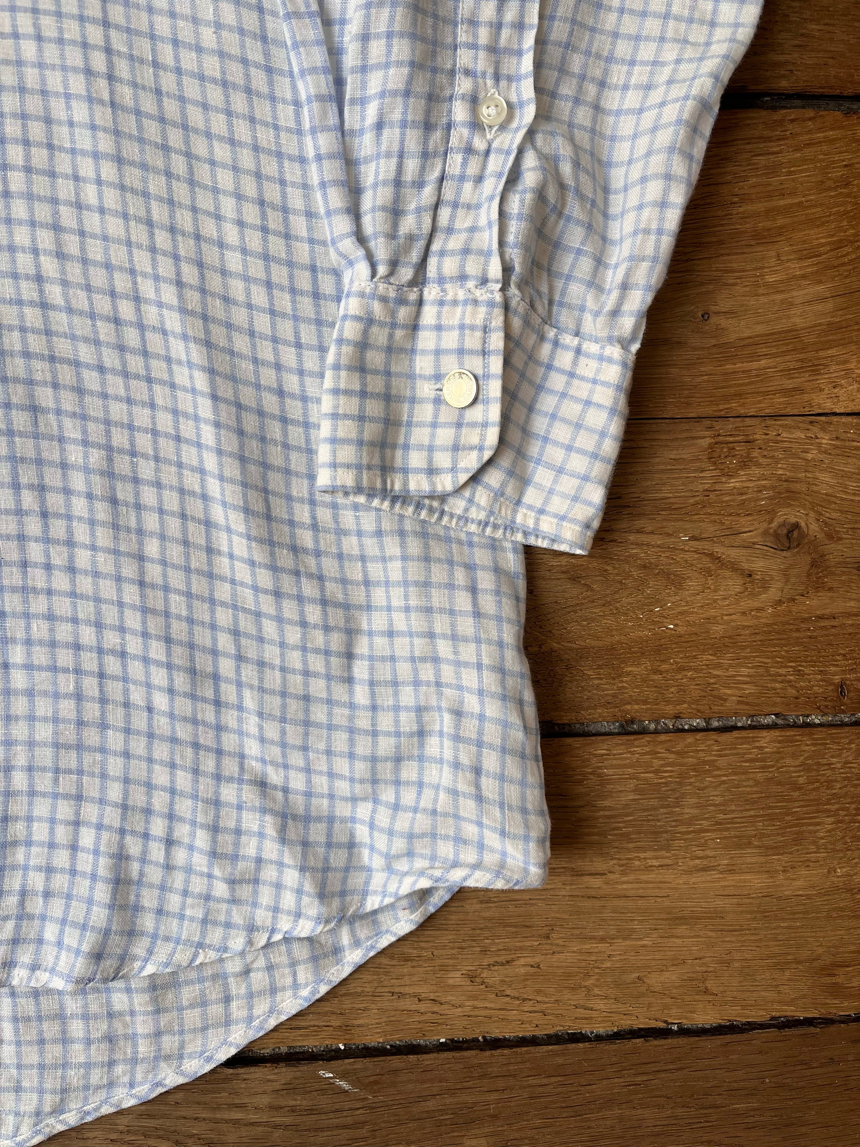 Vintage Hermès Linen Shirt (XL)
