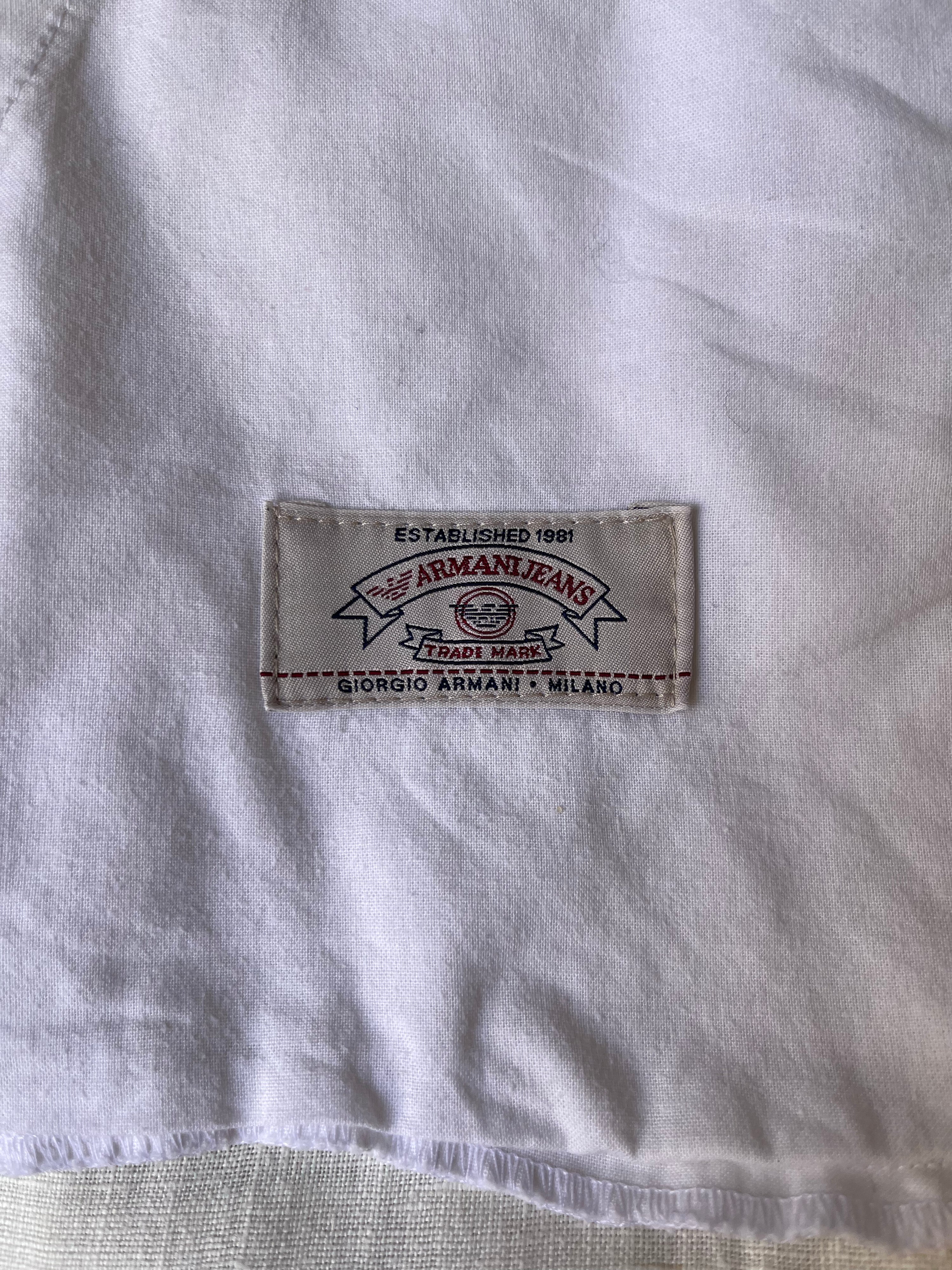 1990's Vintage Armani Jeans Linen Pants (IT 46)