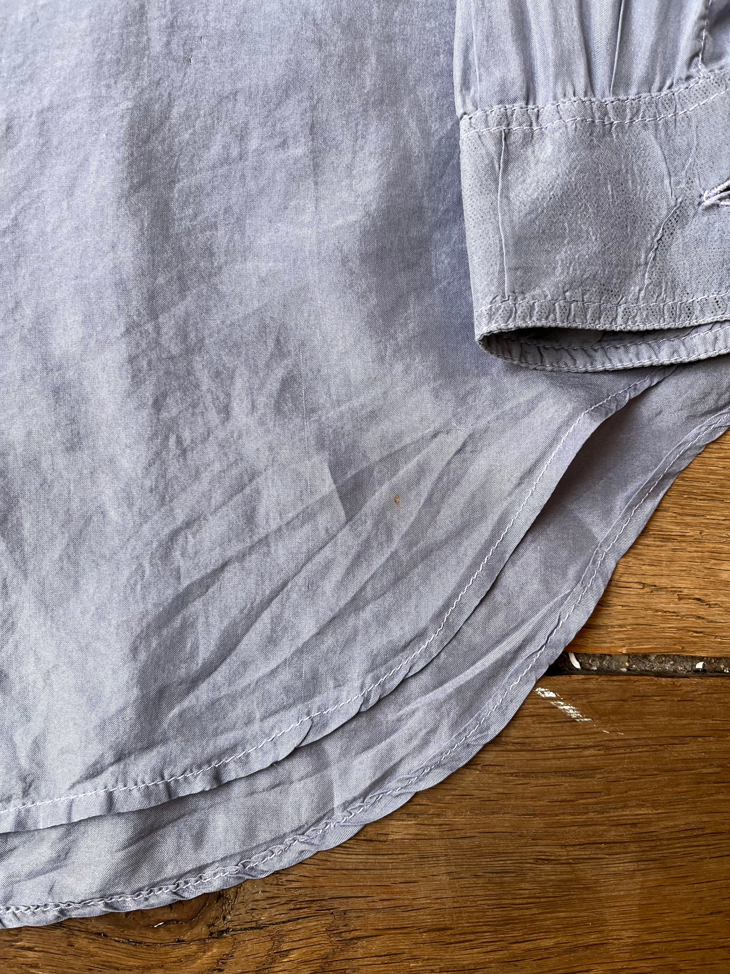 1980s Vintage Overdyed J. Taverniti Silk Shirt (XL)