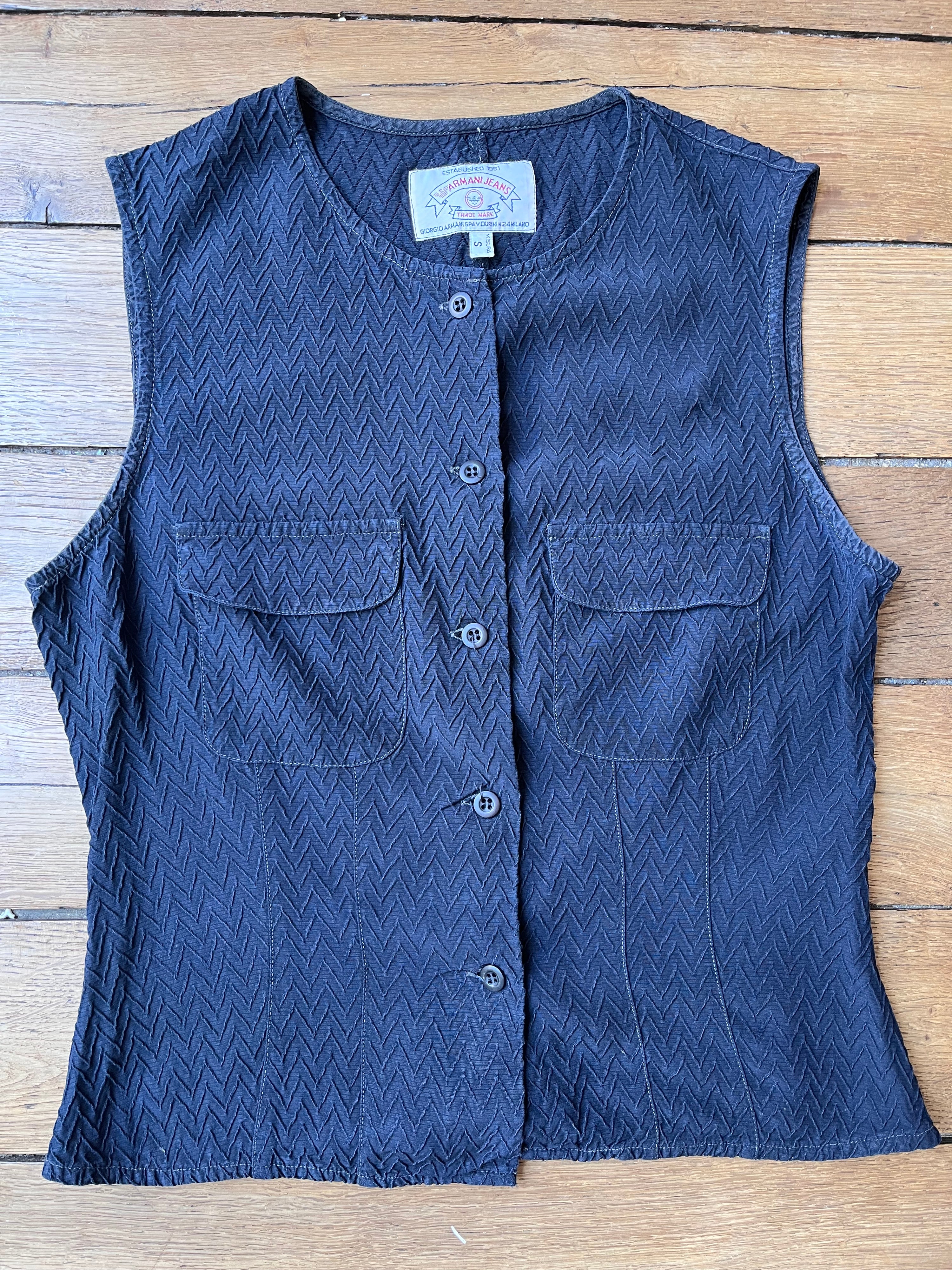 1990's Vintage Armani Jeans Top (S)