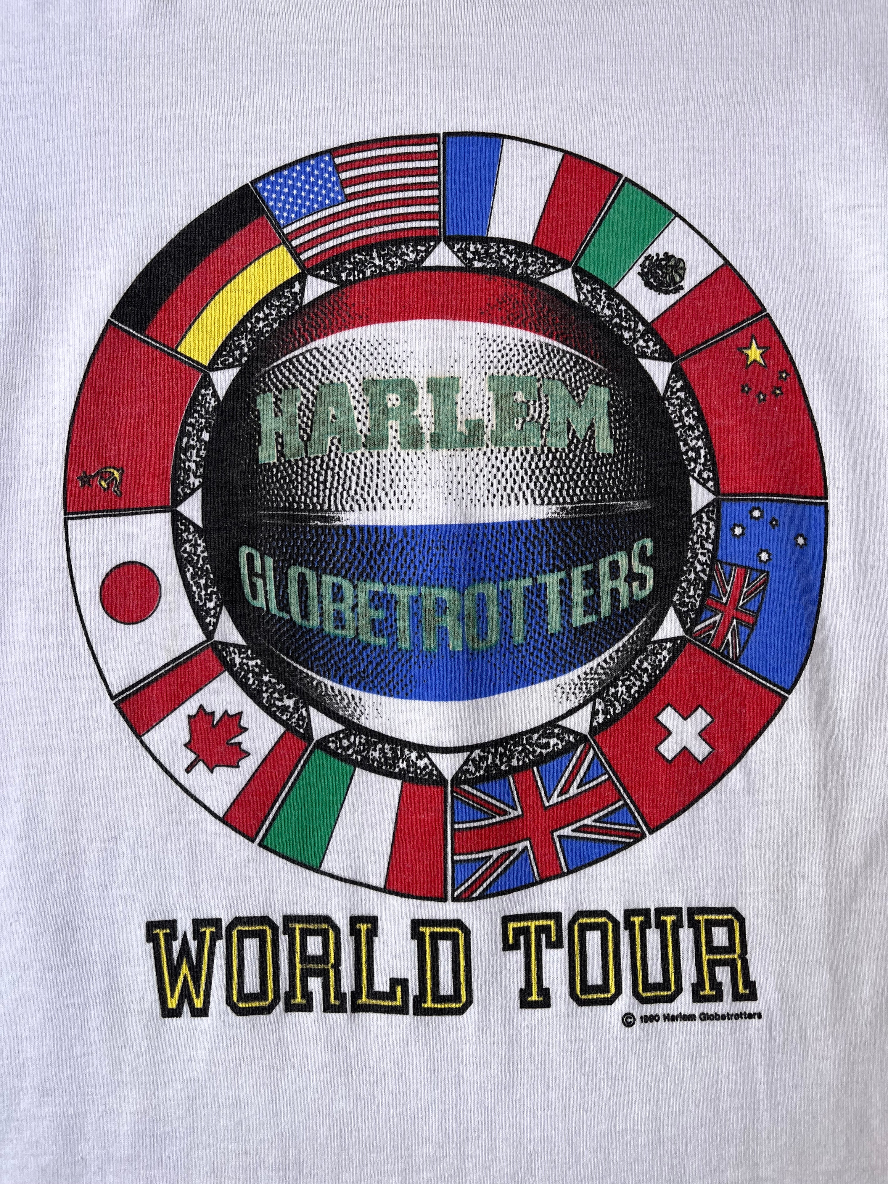 1990's Vintage Harlem Globetrotters Screen Stars T-shirt (M)
