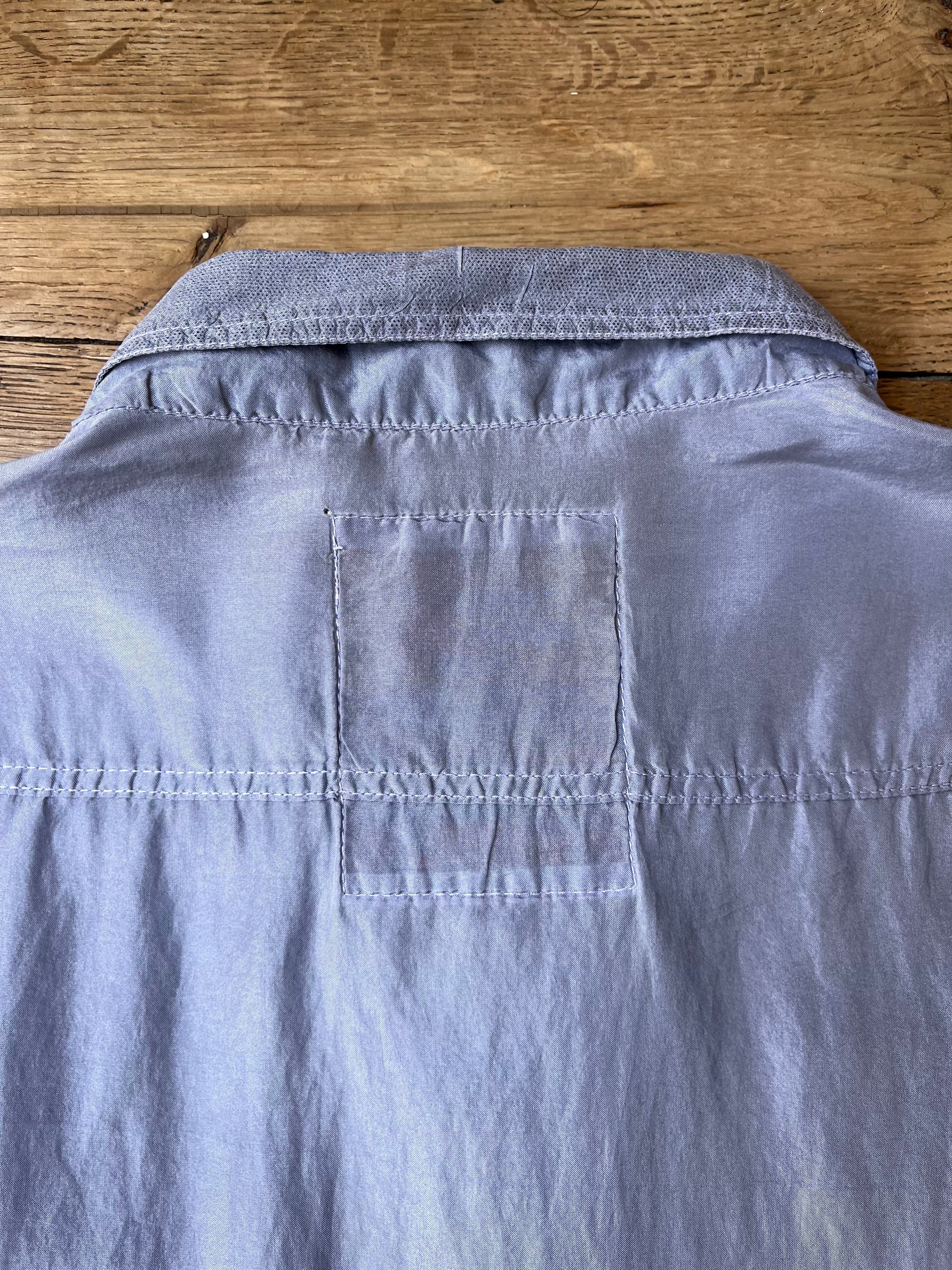 1980s Vintage Overdyed J. Taverniti Silk Shirt (XL)