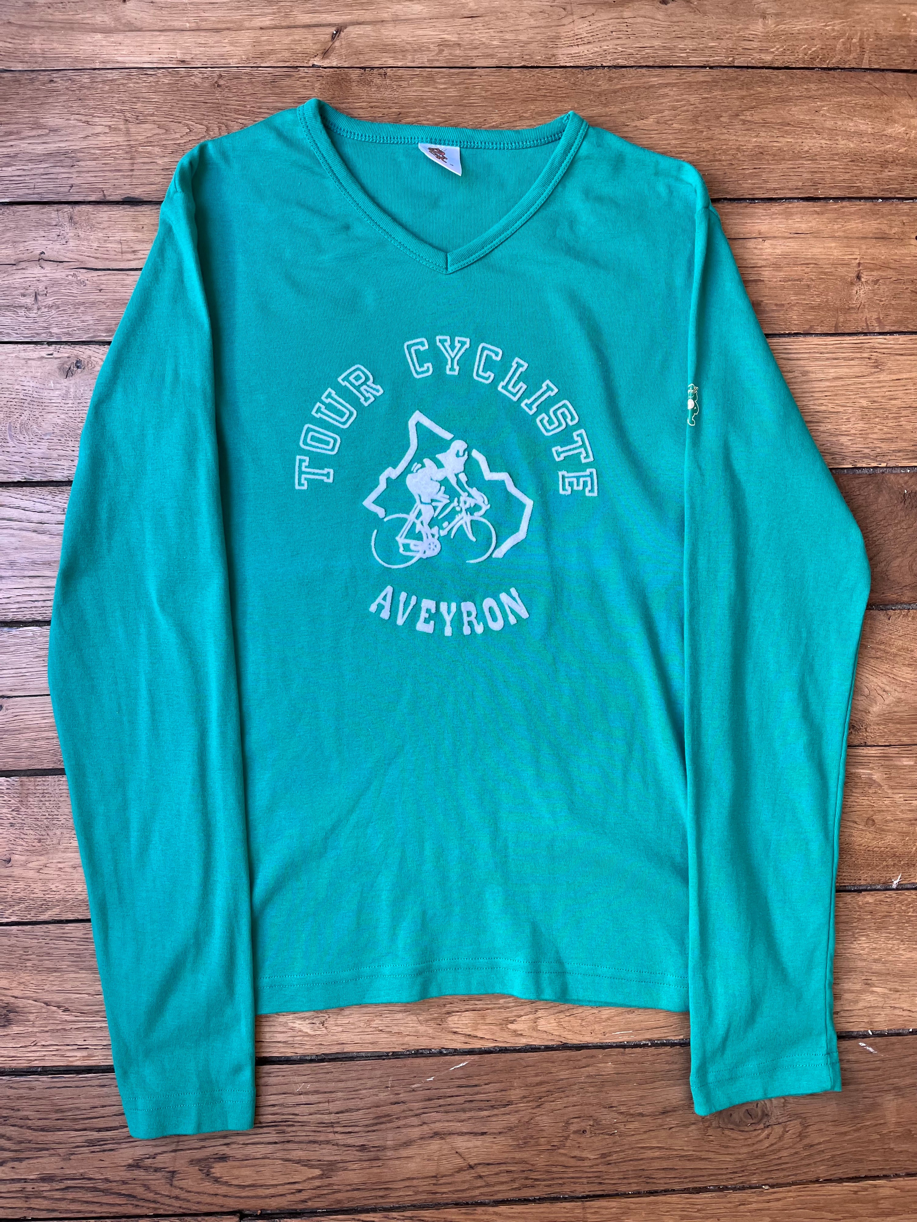 1990s French Vintage Tour Cyclise Aveyron Tilt Longleeve (L)