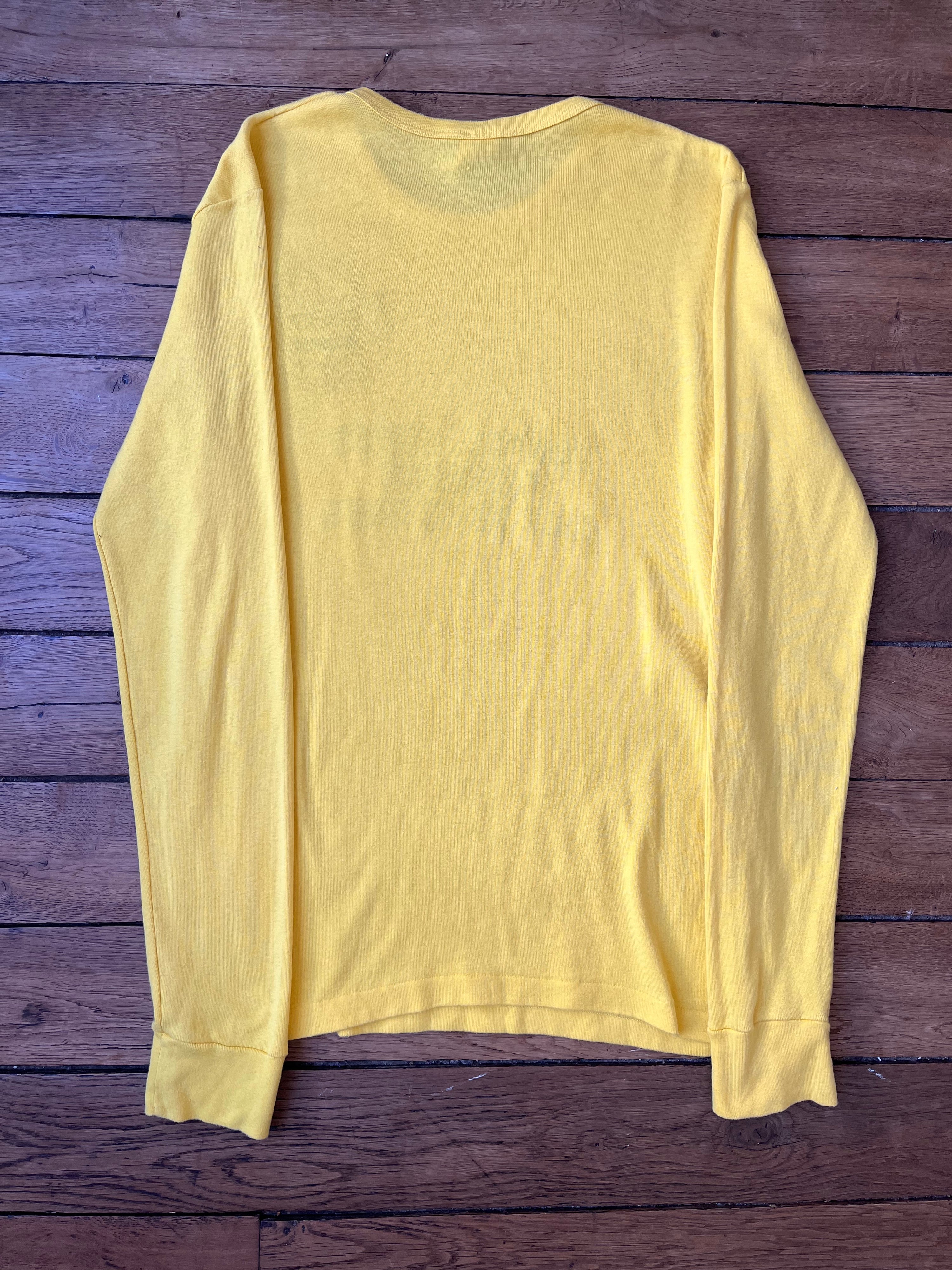 1970s French Vintage Club Léo Lagrange Beaumont Tilt Longsleeve (M)