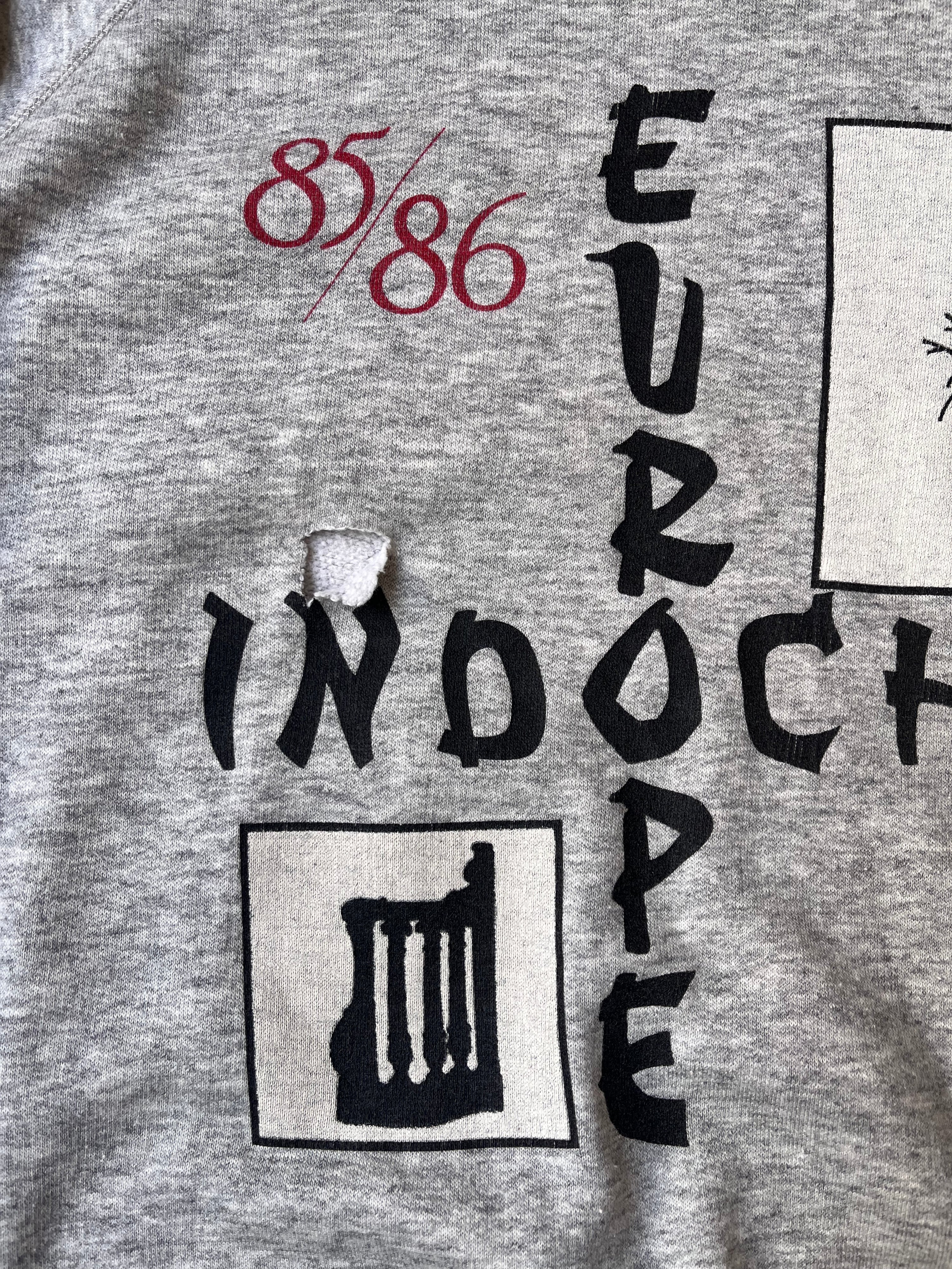 1985 Vintage Indochine Europe Tour Sweatshirt (L)