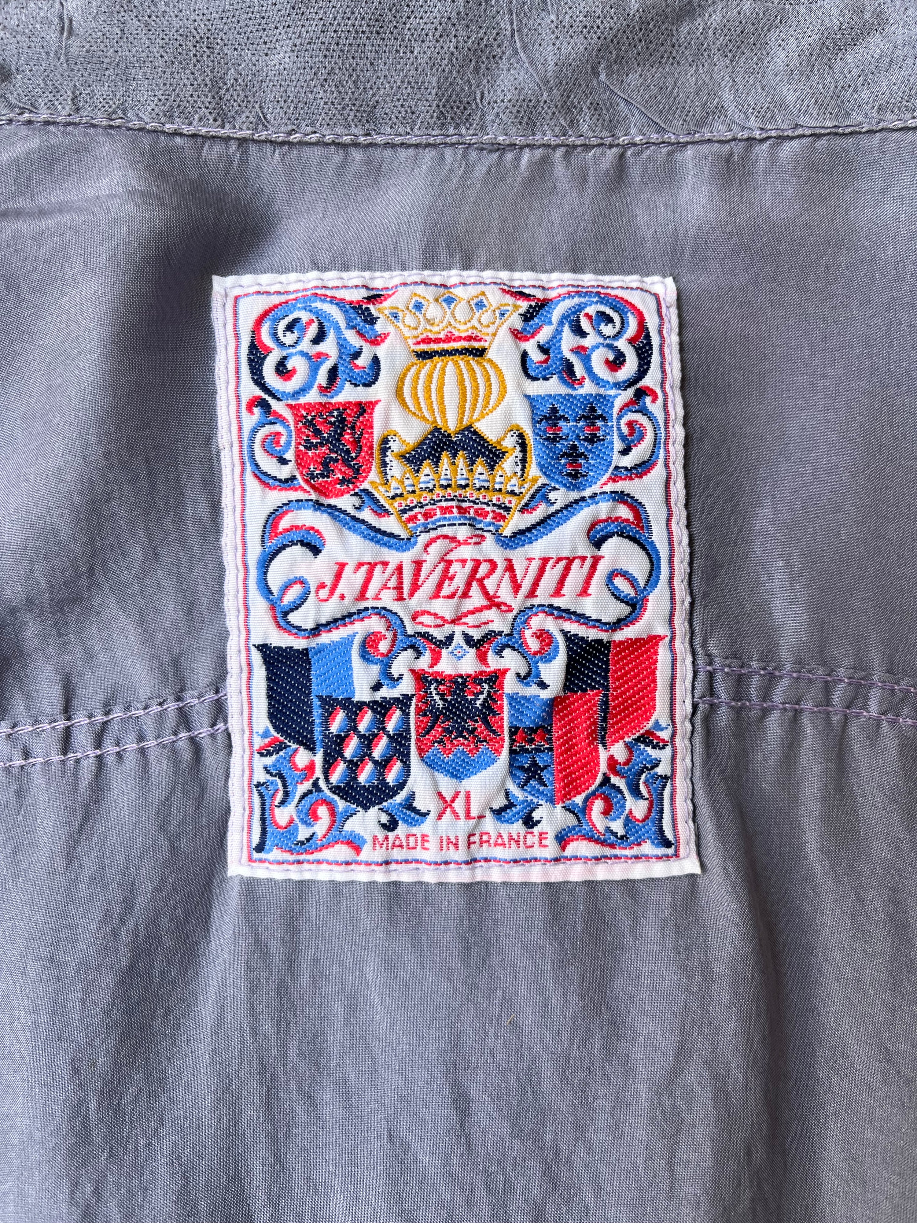 1980s Vintage Overdyed J. Taverniti Silk Shirt (XL)