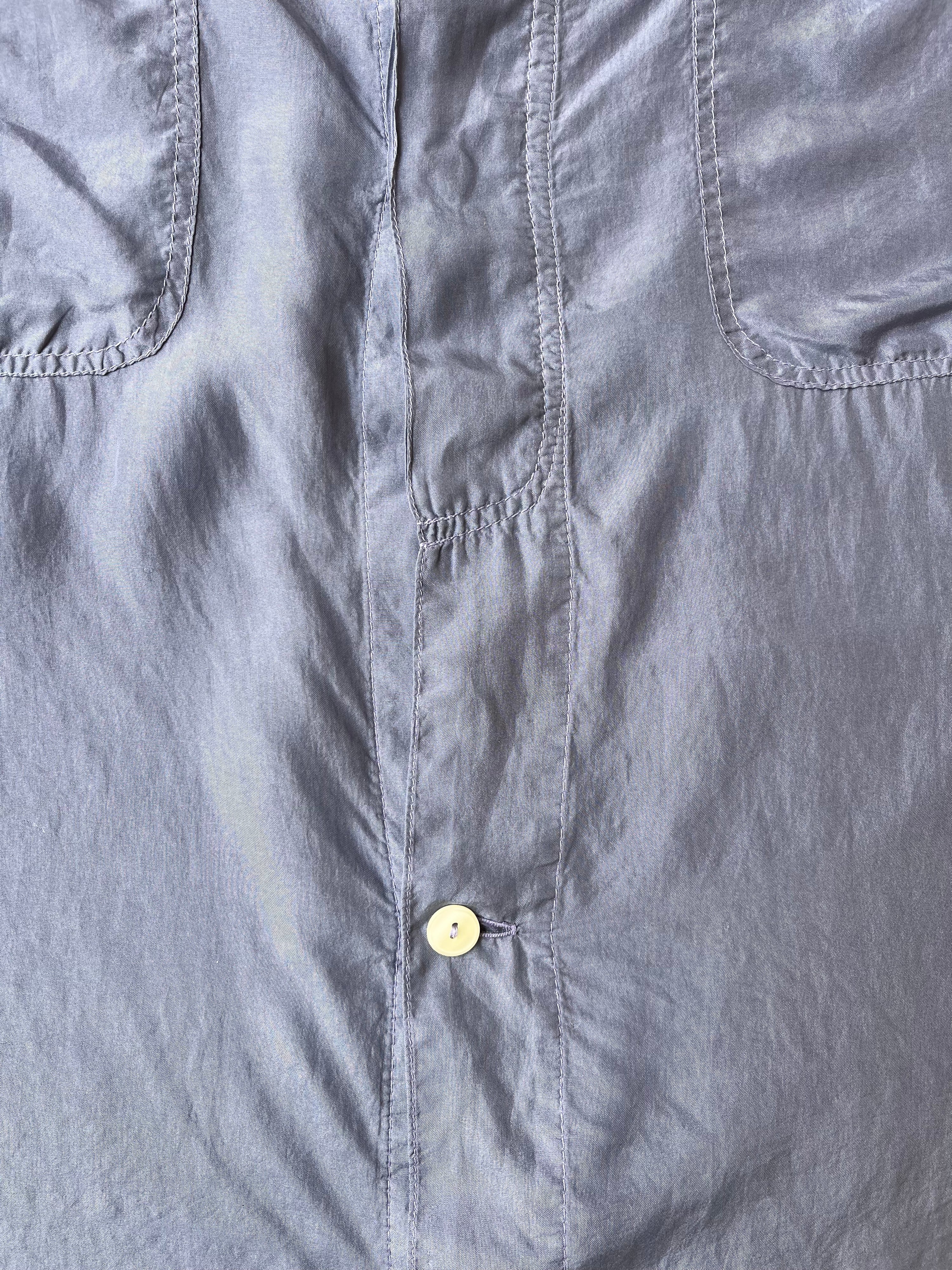 1980s Vintage Overdyed J. Taverniti Silk Shirt (XL)