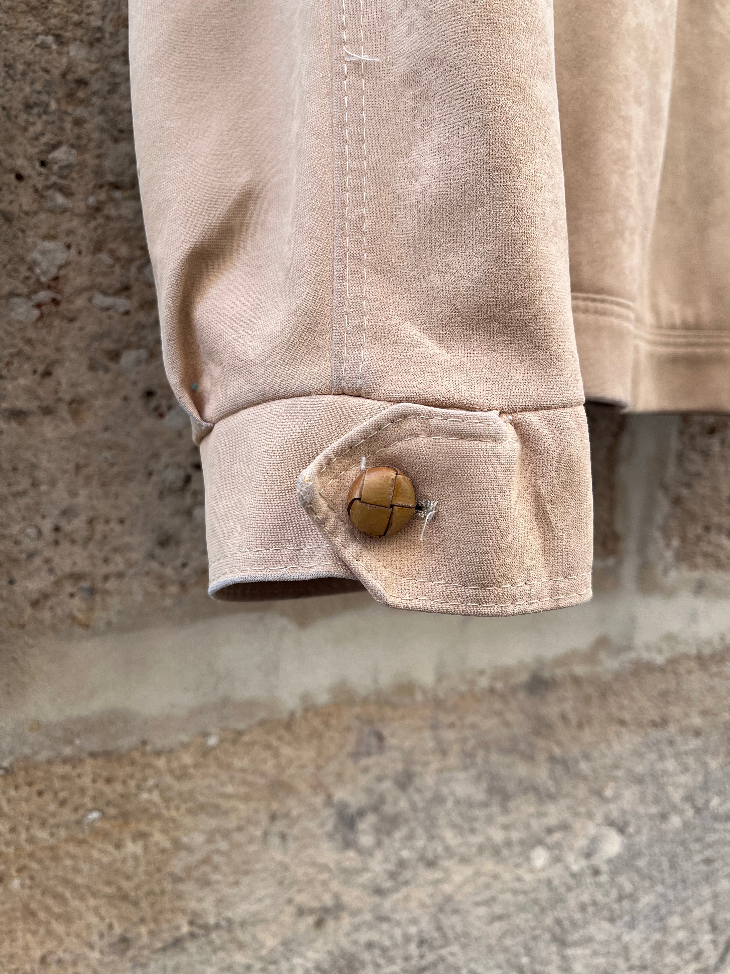 1970's Vintage French Tailoring Biker Jacket (L)