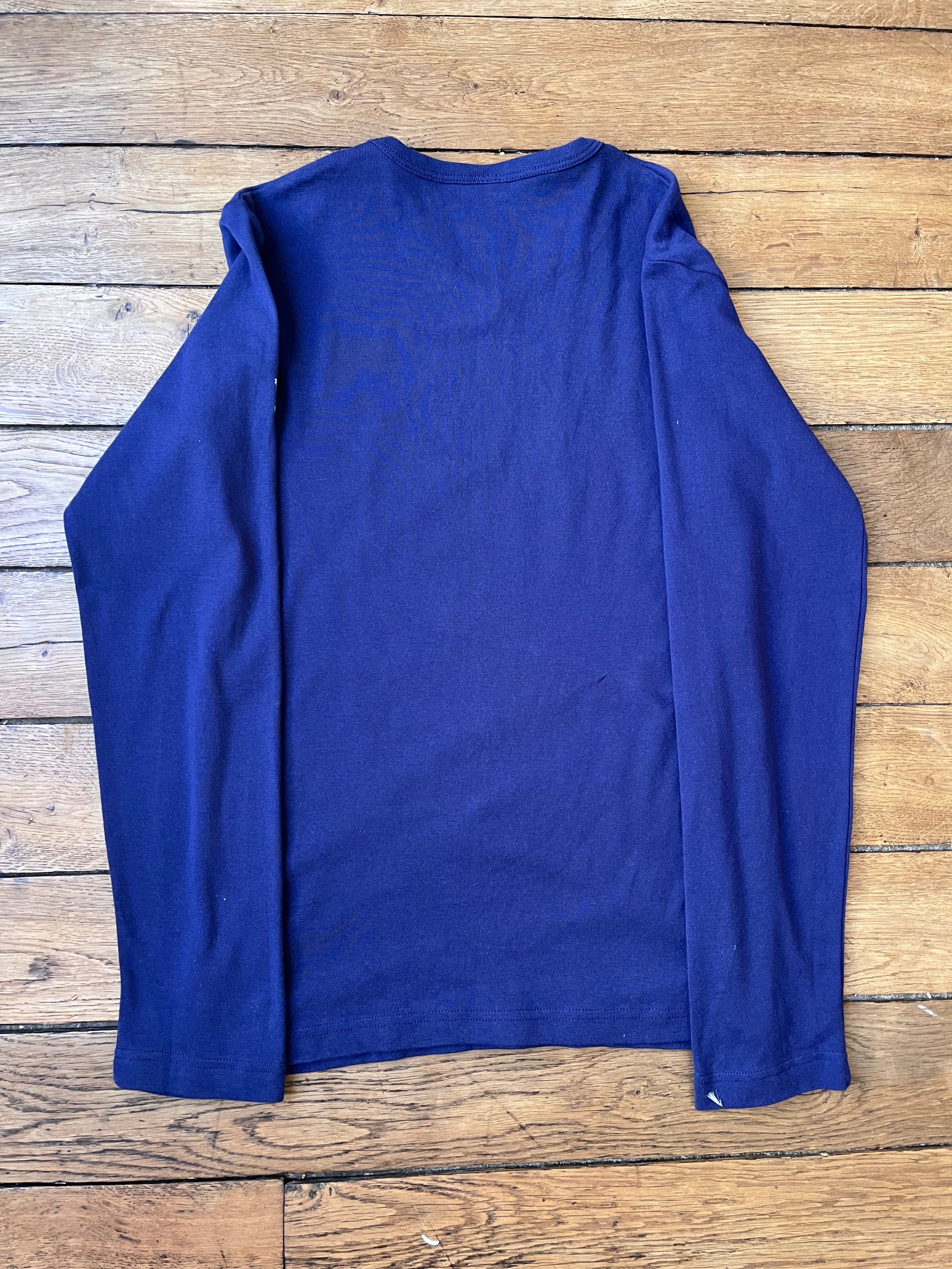 1990s French Vintage Thonon Les Bains Tilt Longsleeve (L)