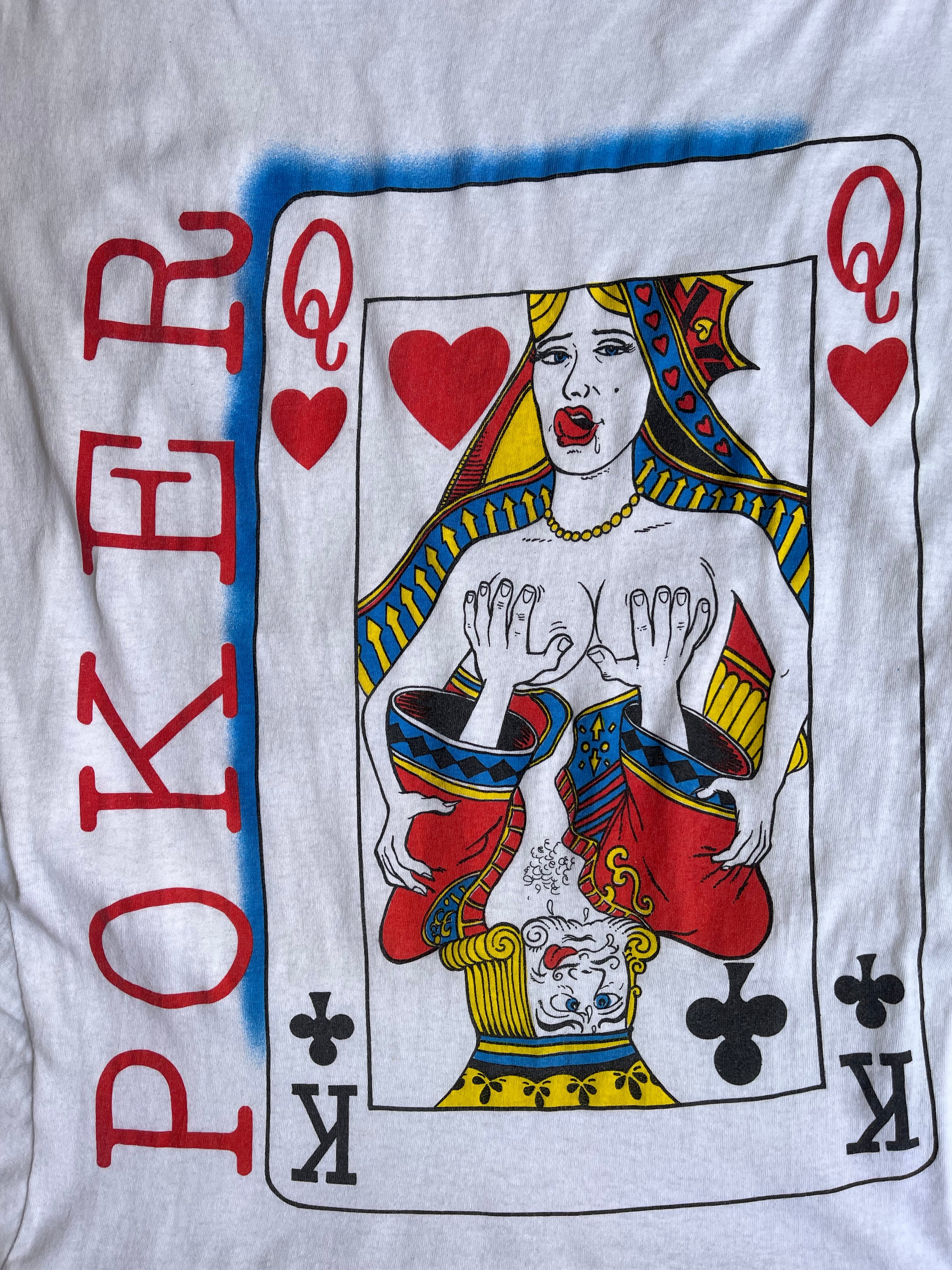 1990's Vintage Poker Humor T-shirt (S)
