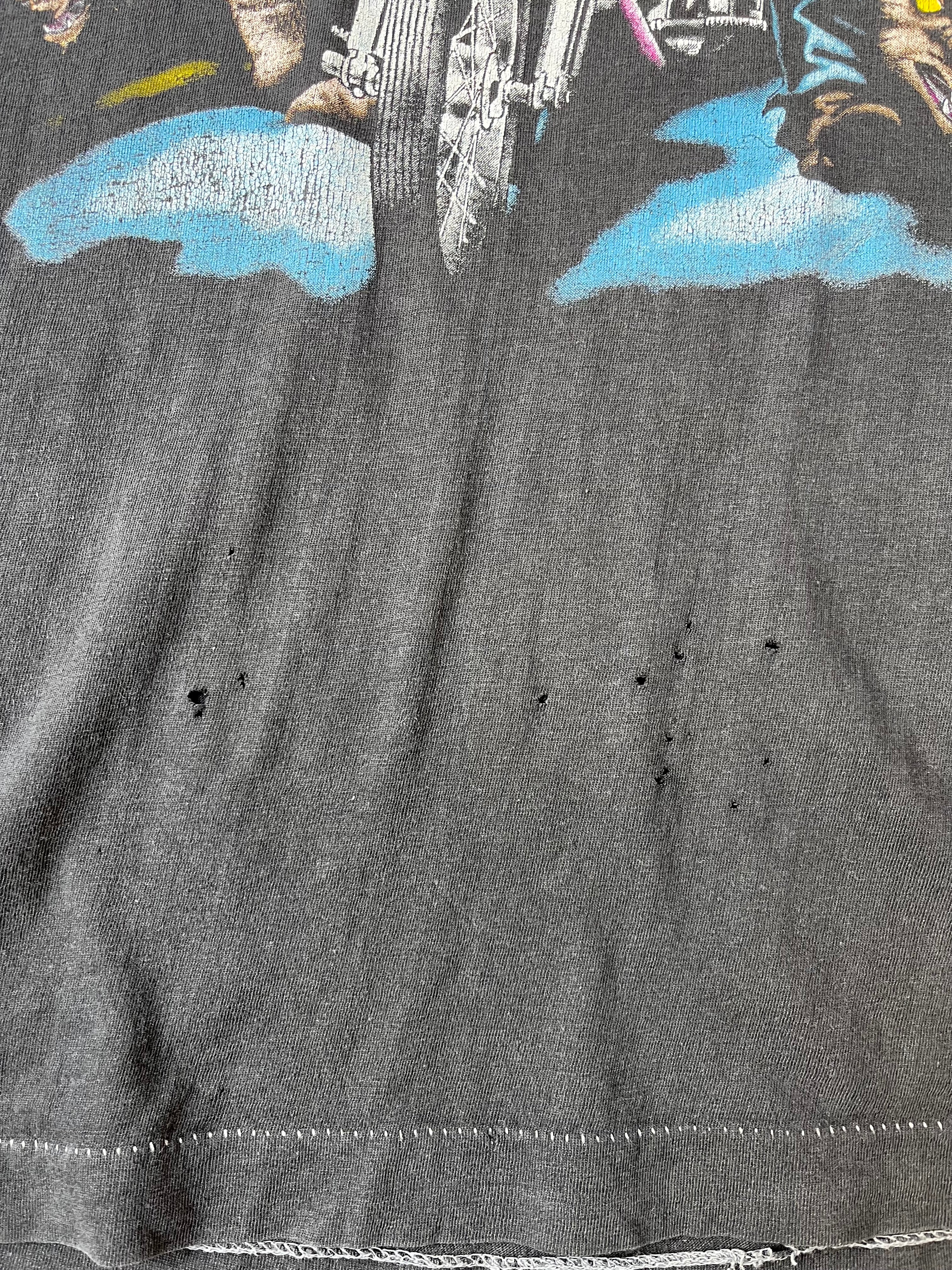1980s Vintage Harley Davidson Bootleg Runnin With The Pack T-shirt (M)