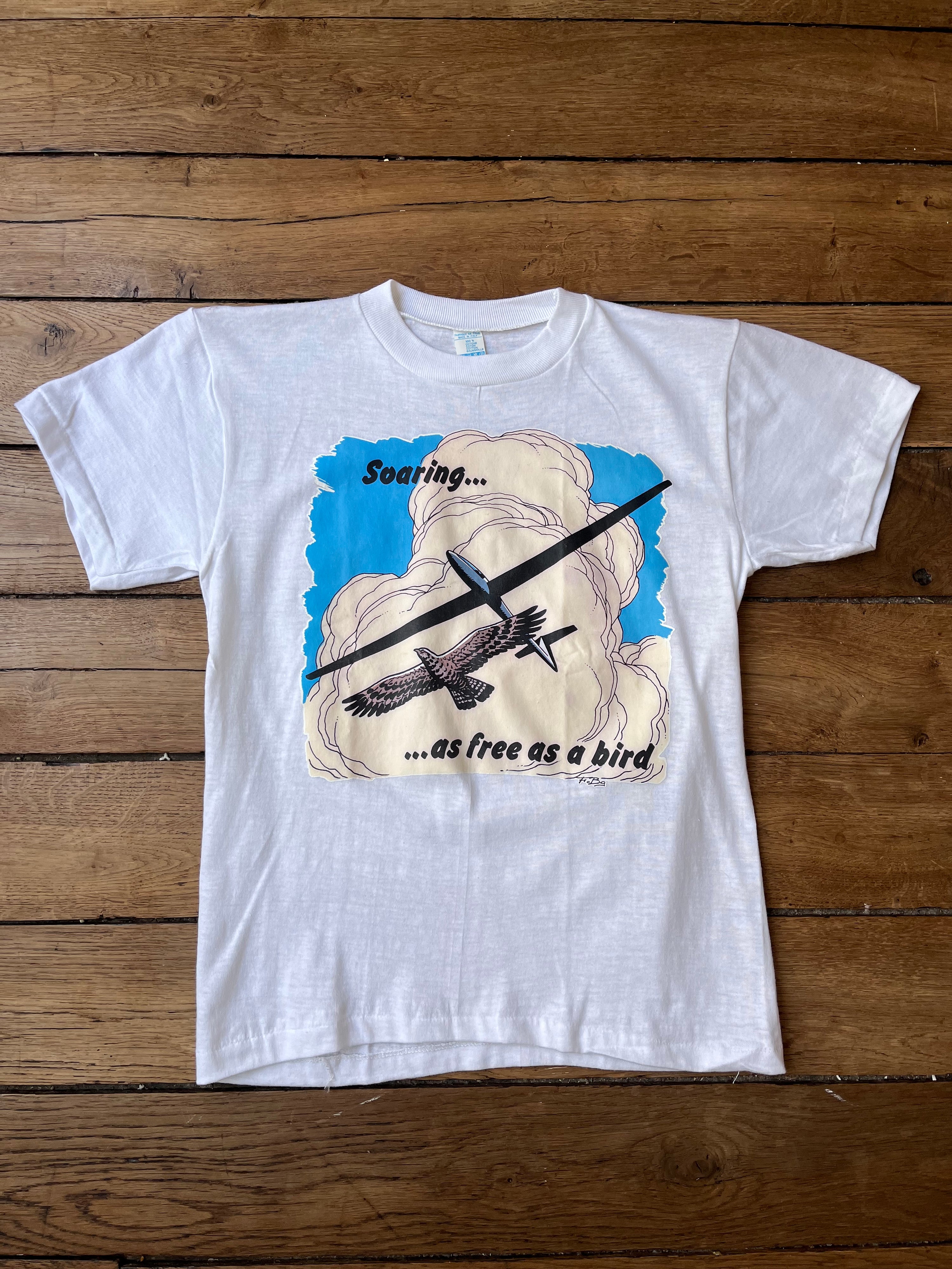 1990's Soaring As Free As A Bird Vintage T-shirt (XS)