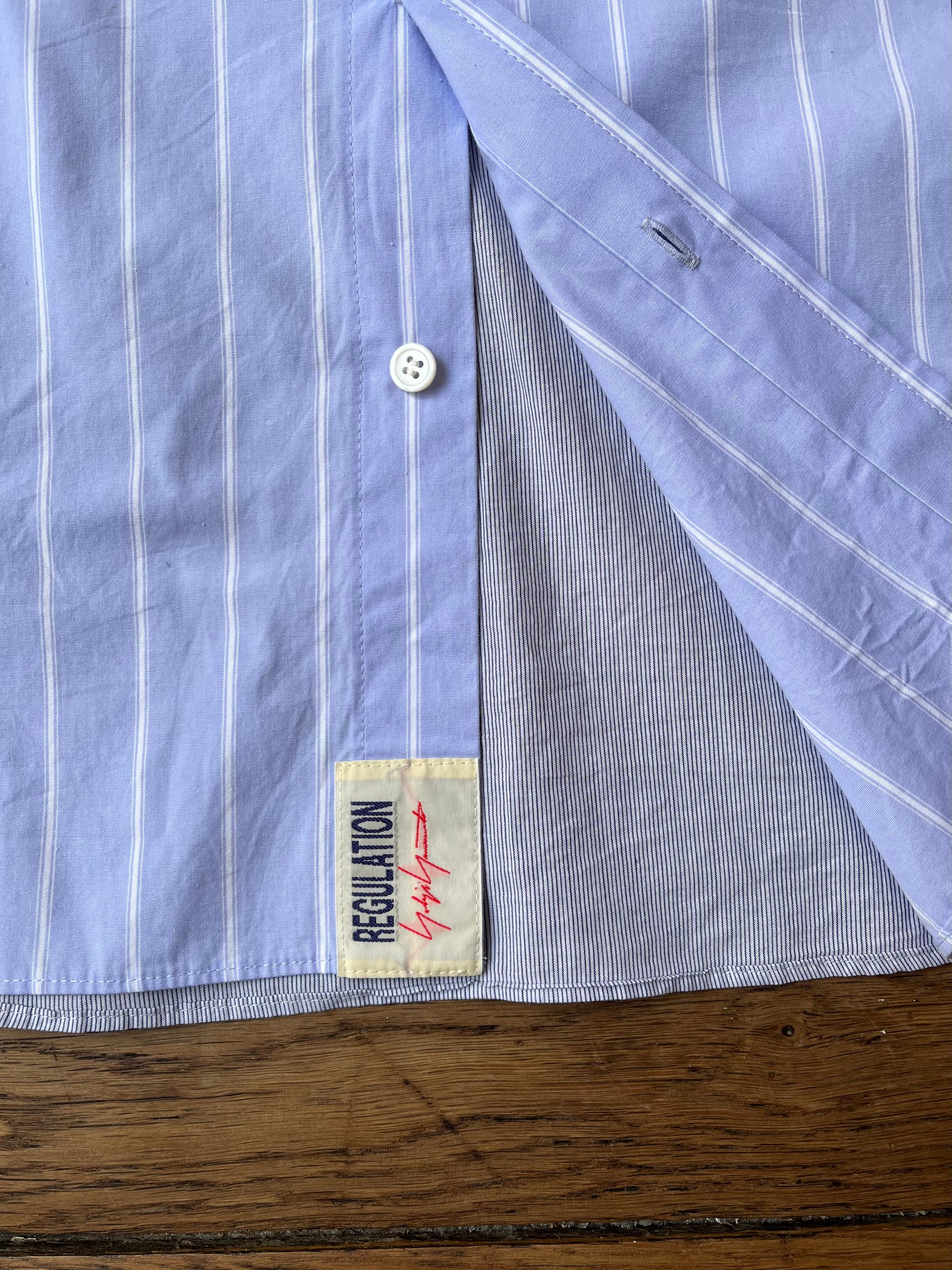 Micro Broad R-Deatachable Collar Yohji Yamamoto Shirt (2)