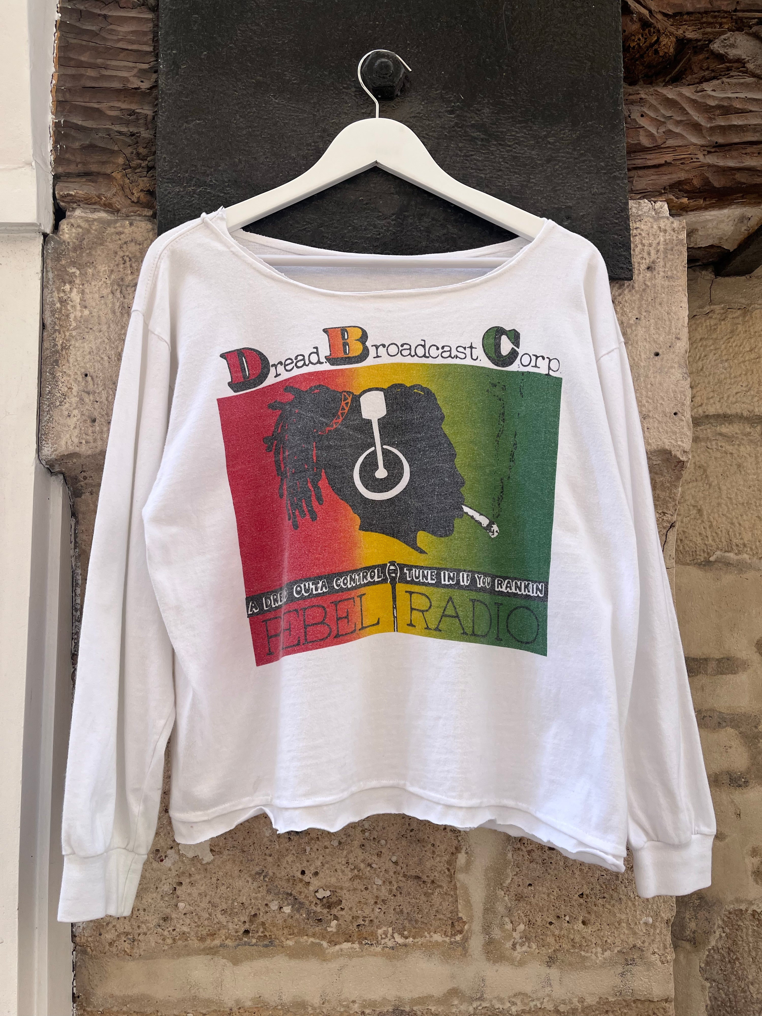 1980’s Vintage Dread Broadcast Corporation Longsleeve Top (M)