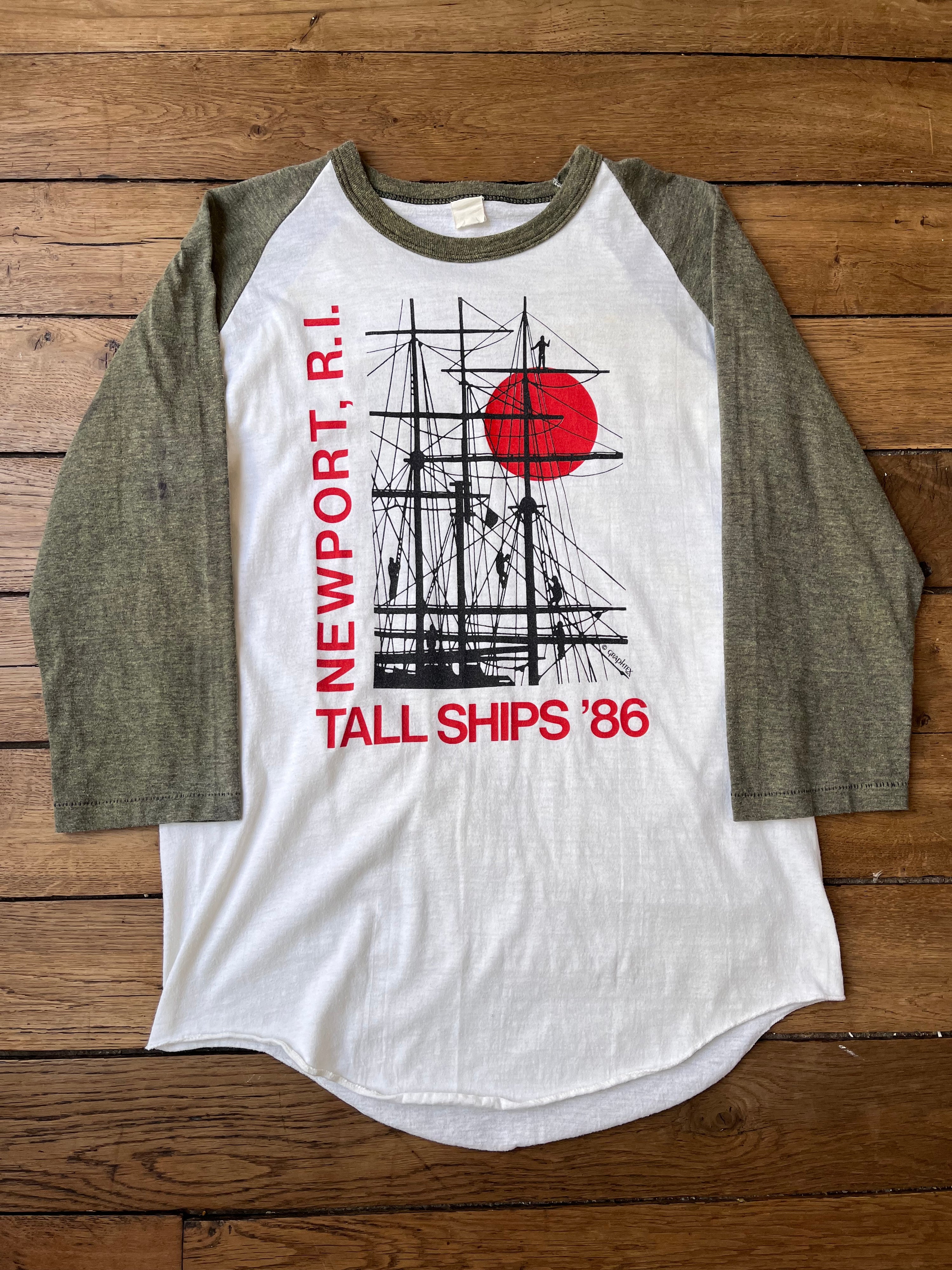 1986 Vintage Newport Tall Ships Longleeve (S)