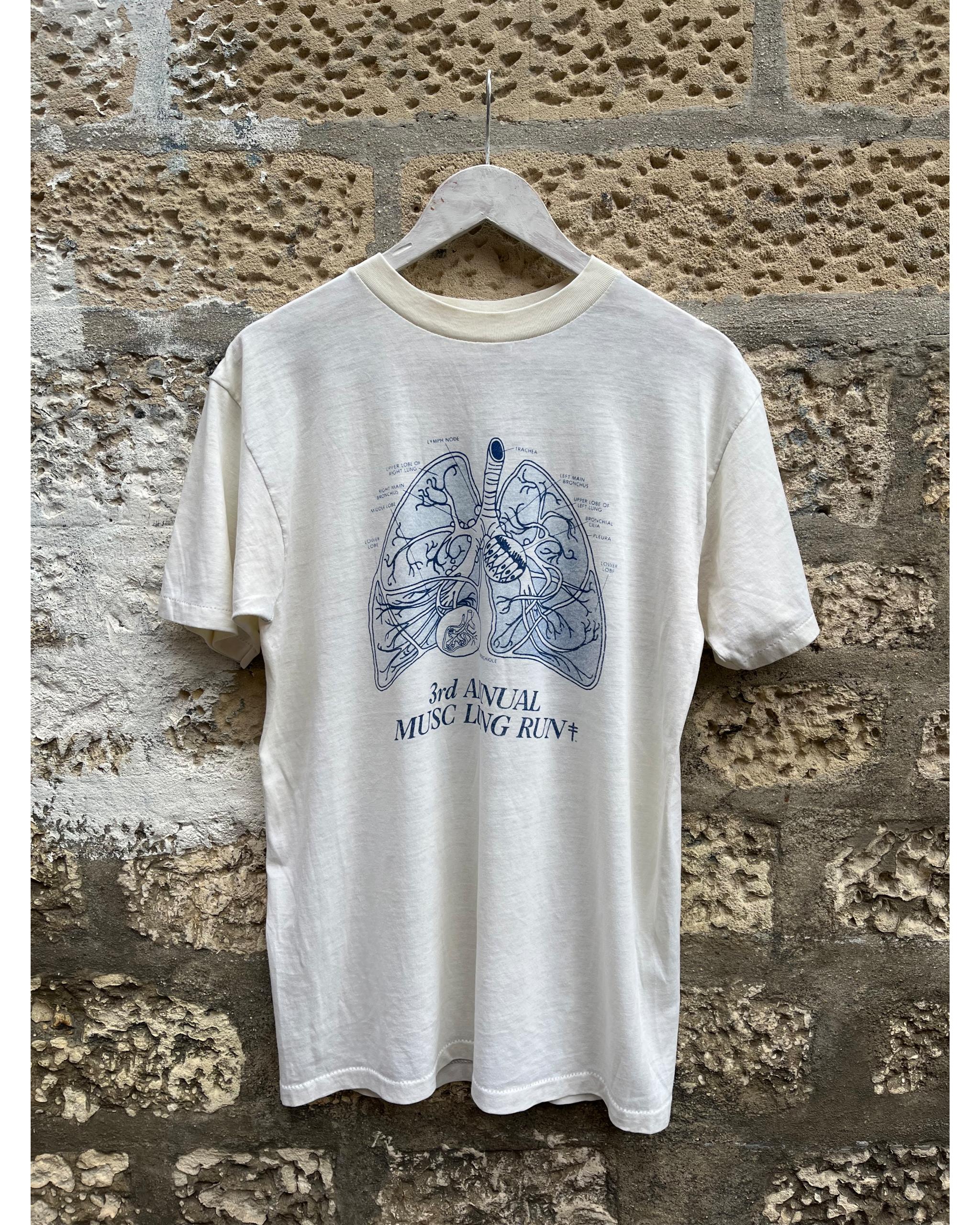 3rd annual musc lung run t-shirt - 1980's