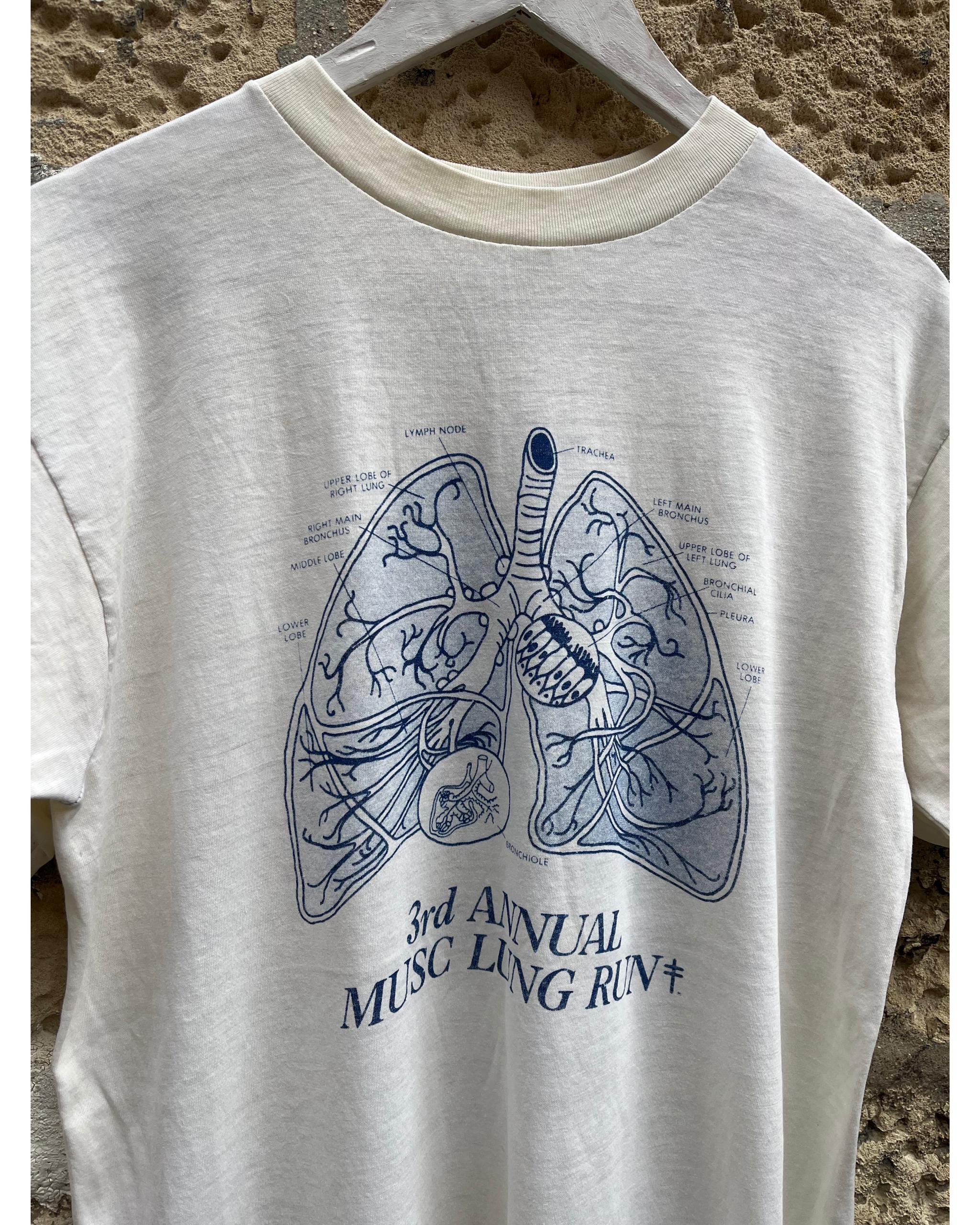3rd annual musc lung run t-shirt - 1980's
