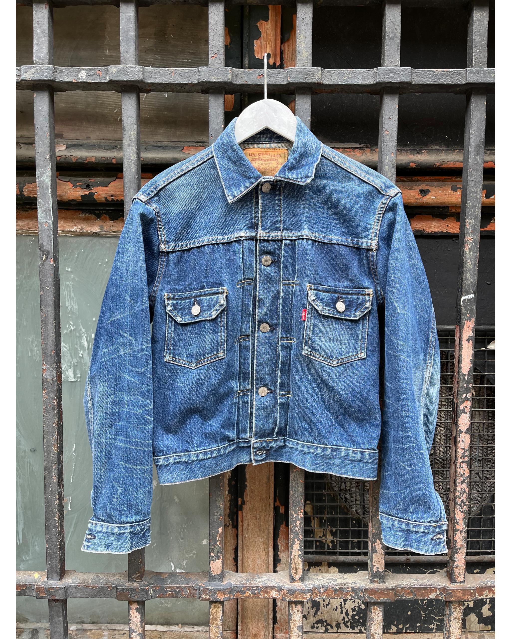 Levi's type 2 big E selvedge denim jacket - late 1990's
