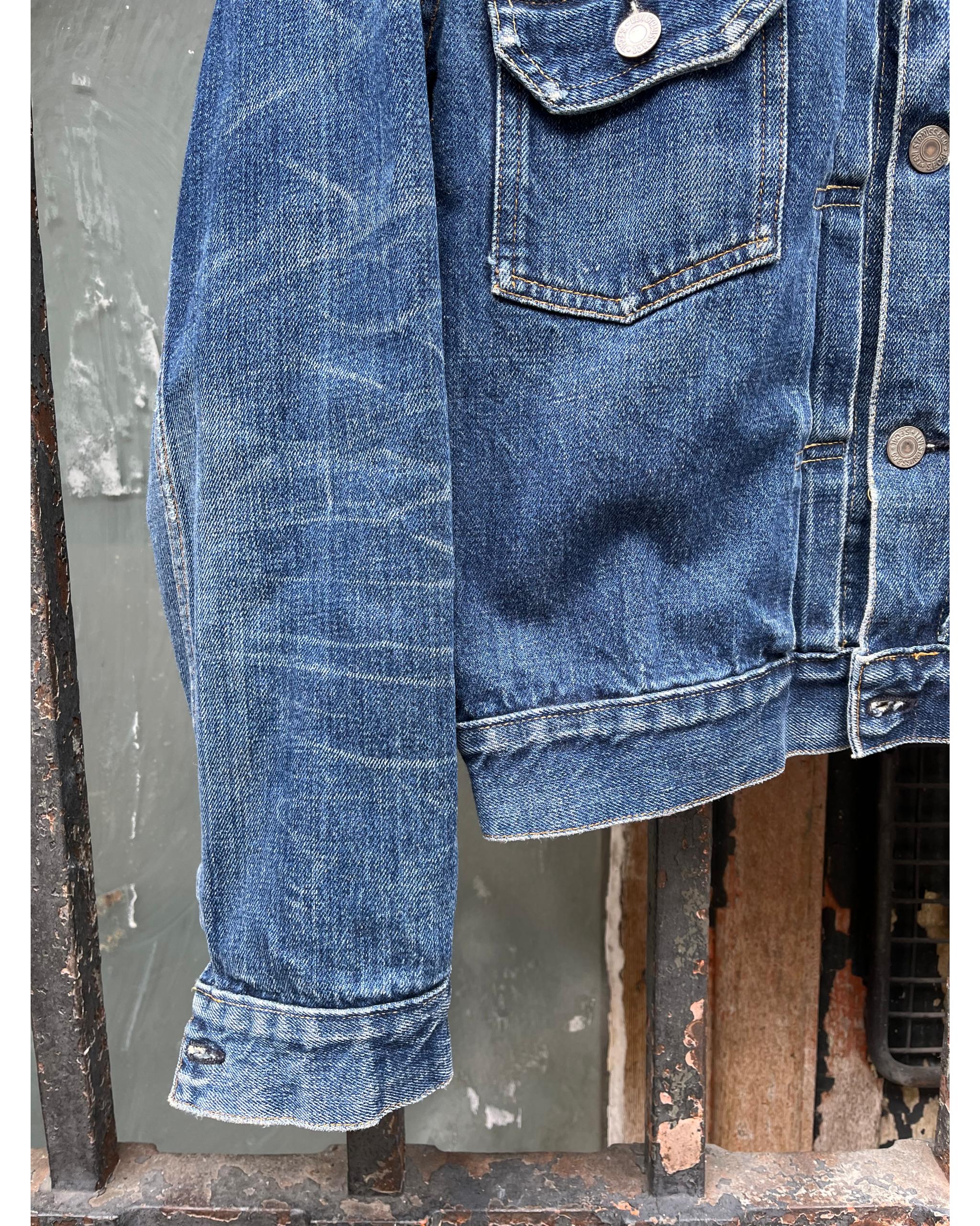 Levi's type 2 big E selvedge denim jacket - late 1990's