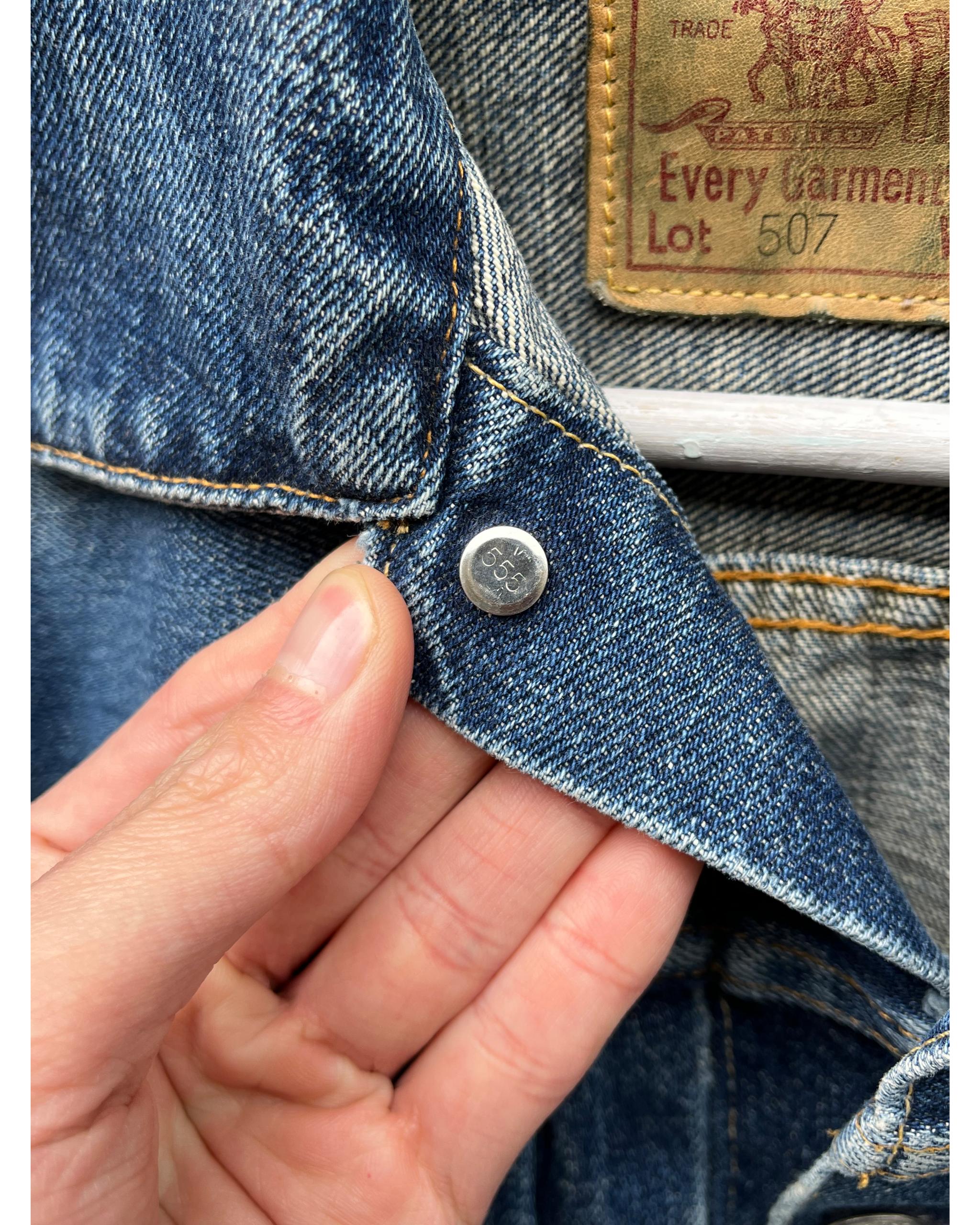 Levi's type 2 big E selvedge denim jacket - late 1990's