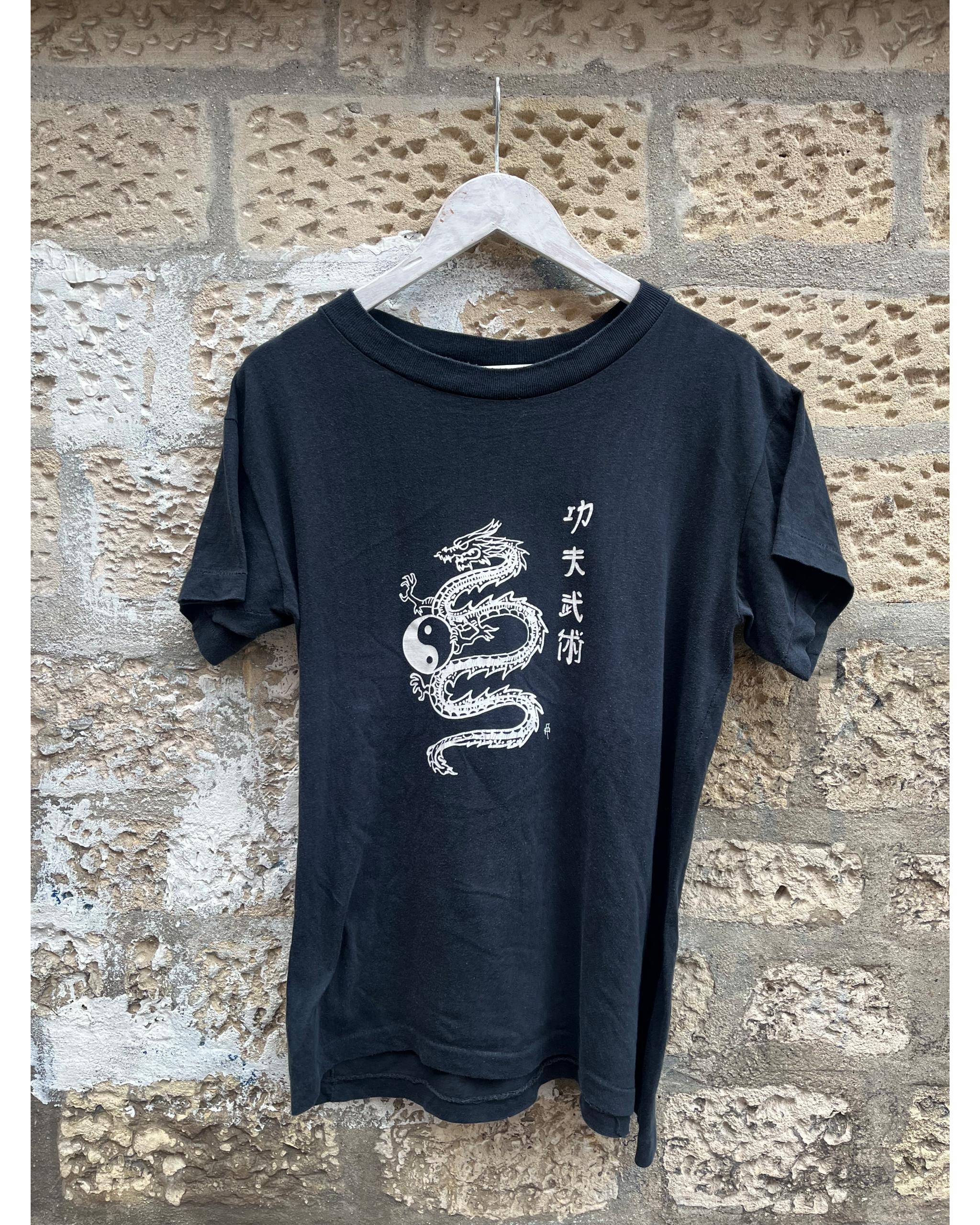 Faded paperthin dragon t-shirt - 1990's