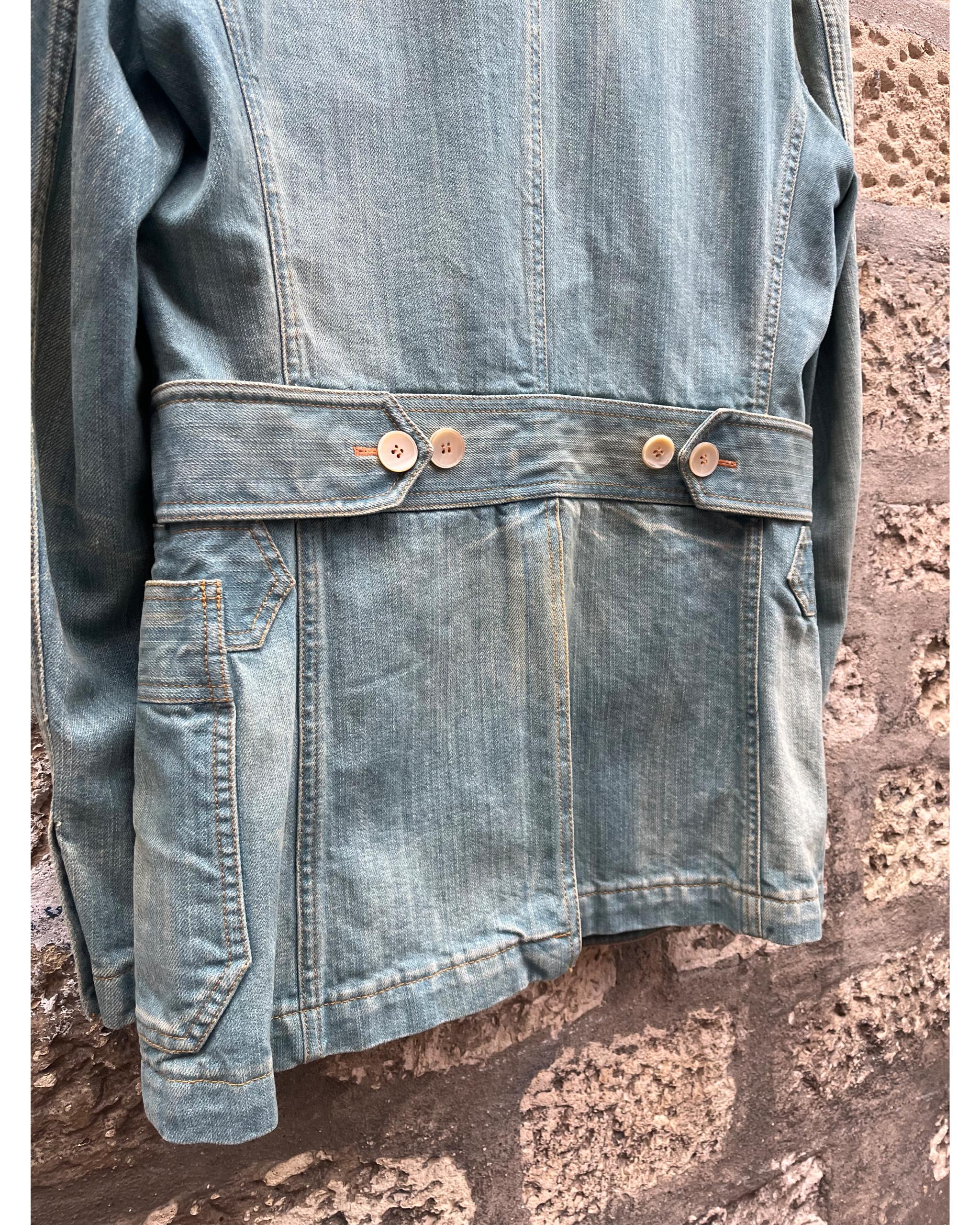 Sand wash denim blazer by Tom Ford - 2000's