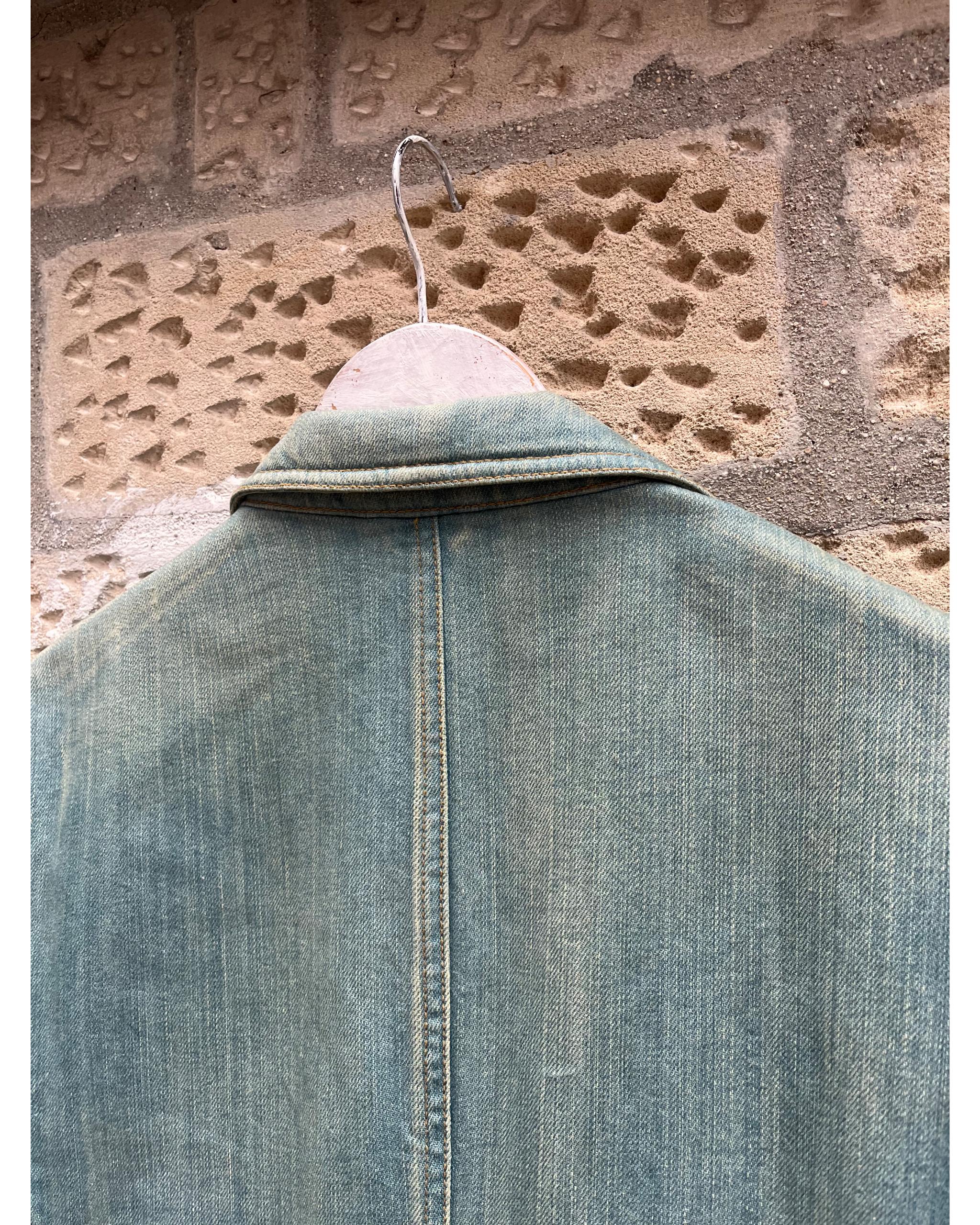 Sand wash denim blazer by Tom Ford - 2000's