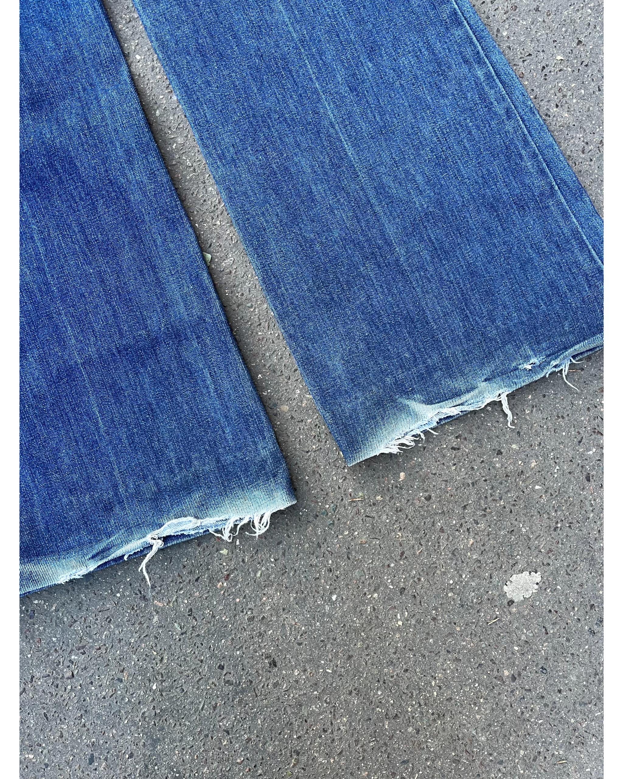 Levi's 646 fresh produce orange tab flared denim - 1970's
