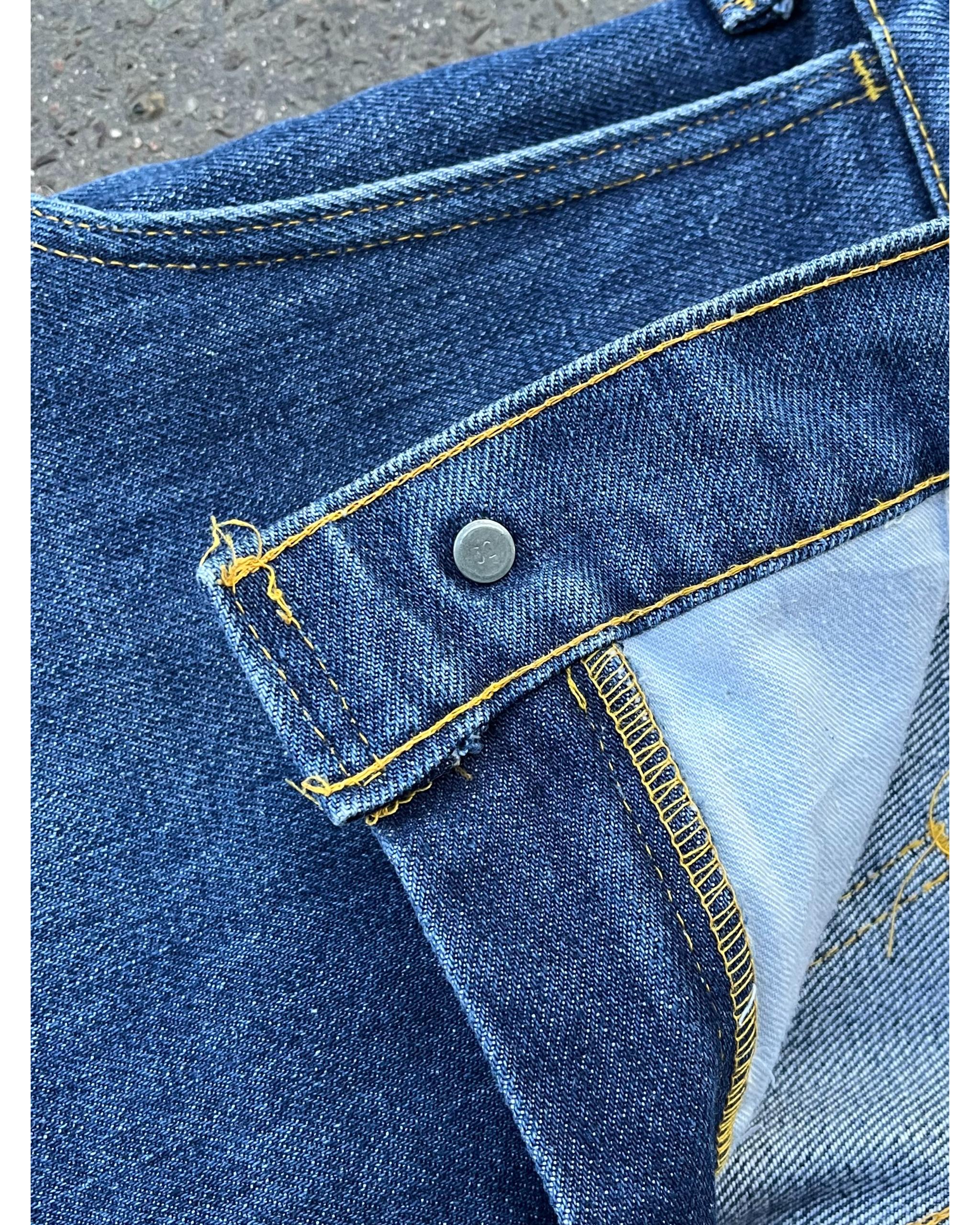 Levi's 646 fresh produce orange tab flared denim - 1970's