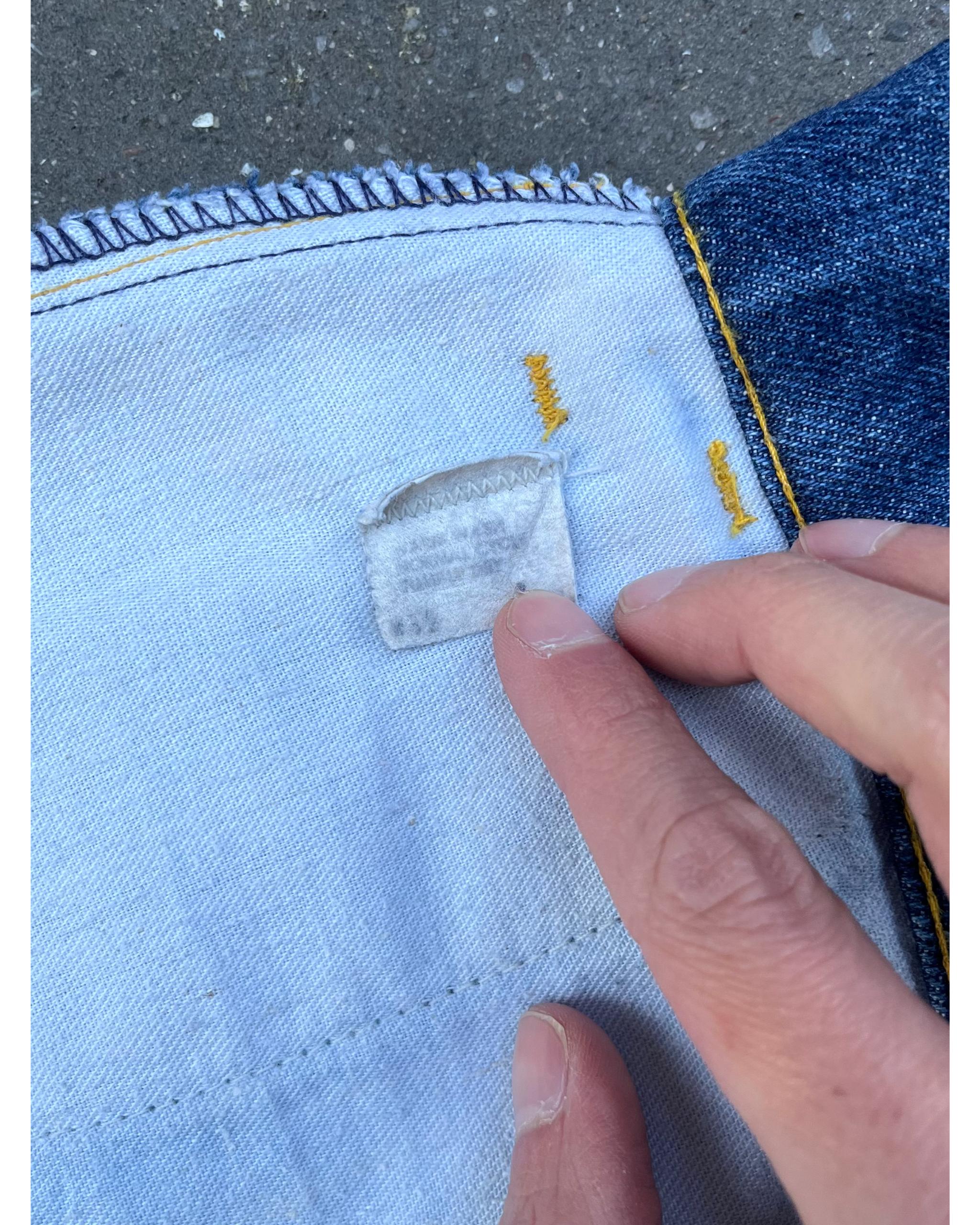 Levi's 646 fresh produce orange tab flared denim - 1970's