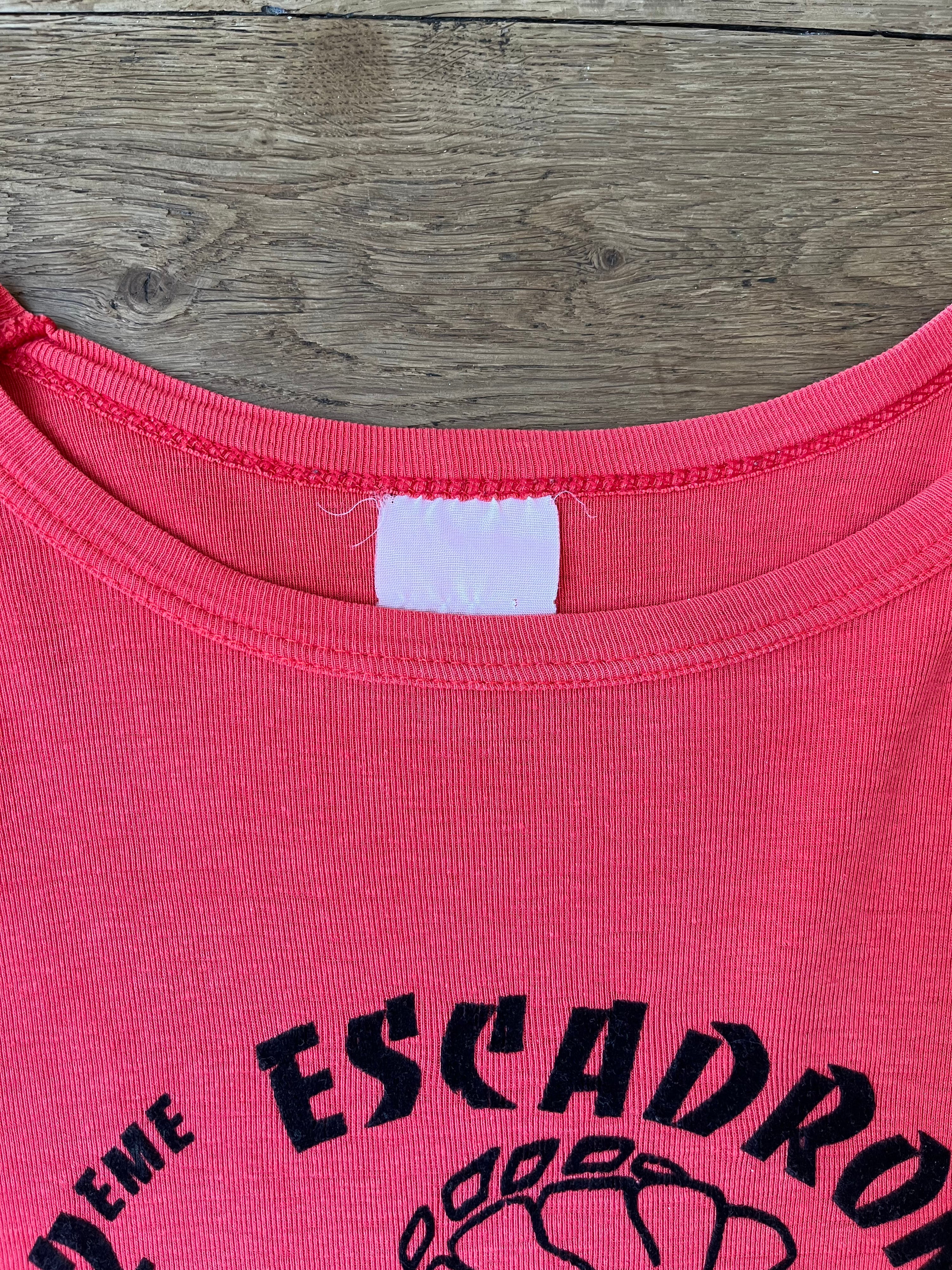 2ème Escadron Clermont Prince french military t-shirt - 1980's