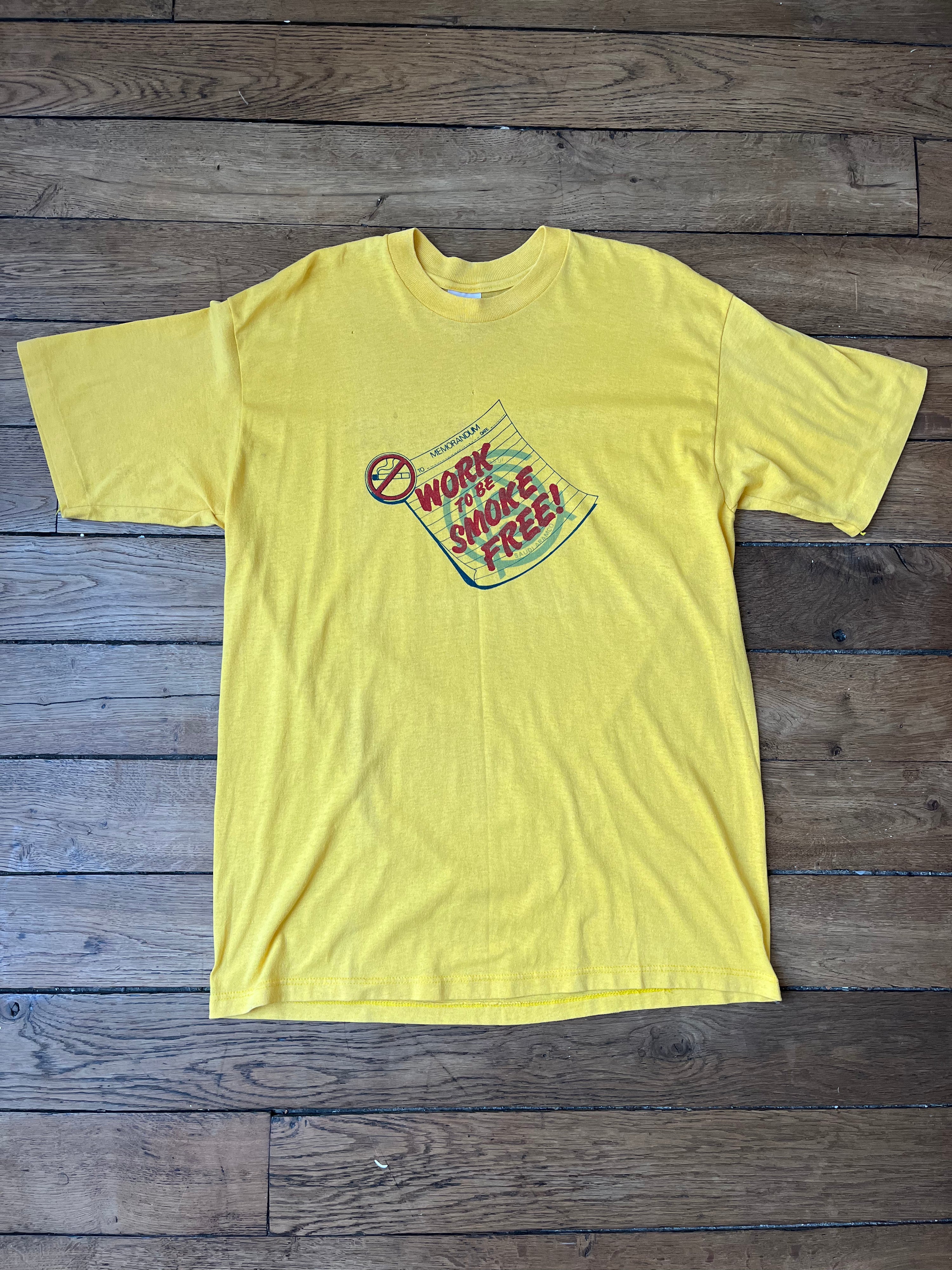 Stop smoking week t-shirt - 1989