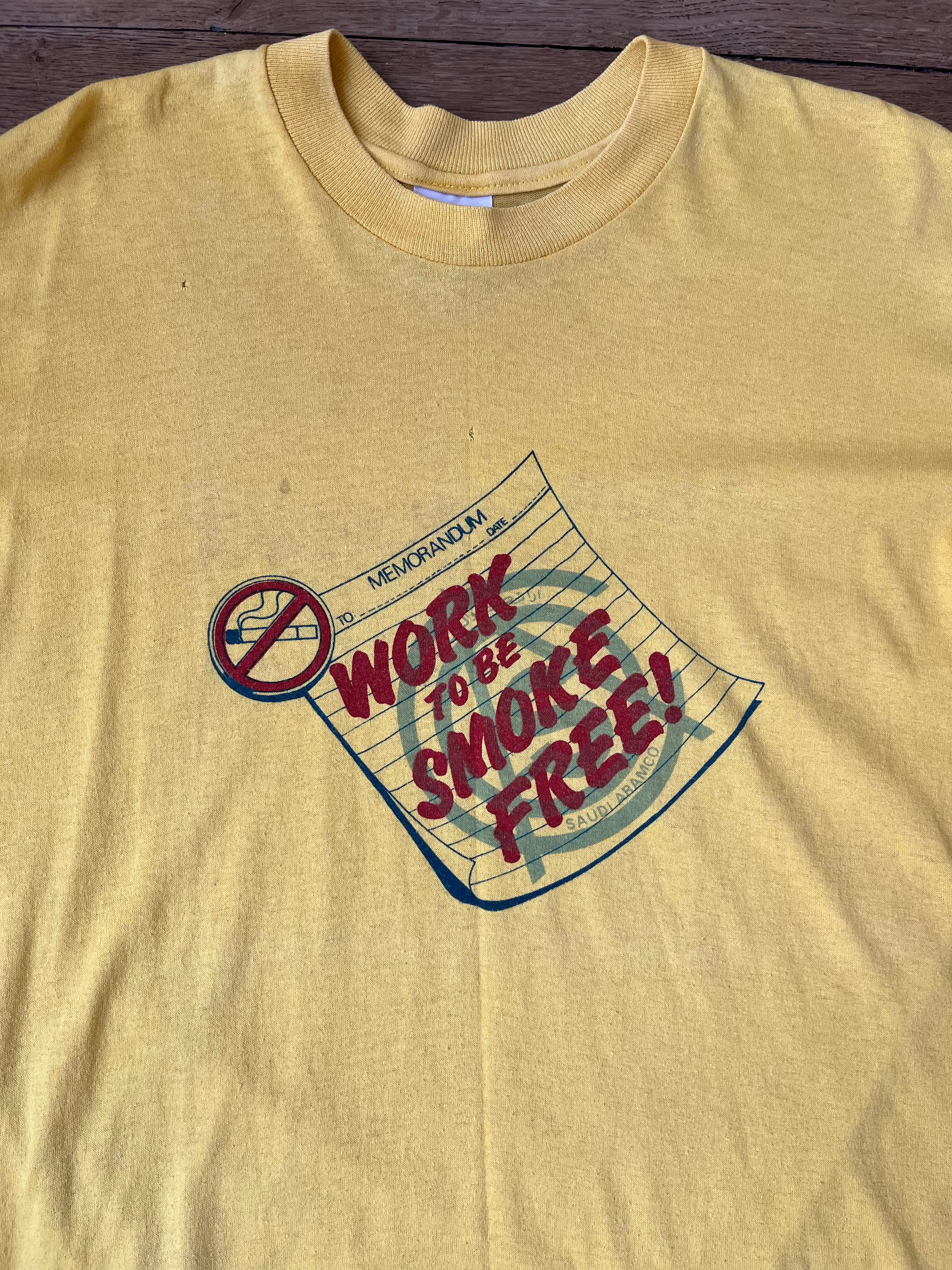 Stop smoking week t-shirt - 1989