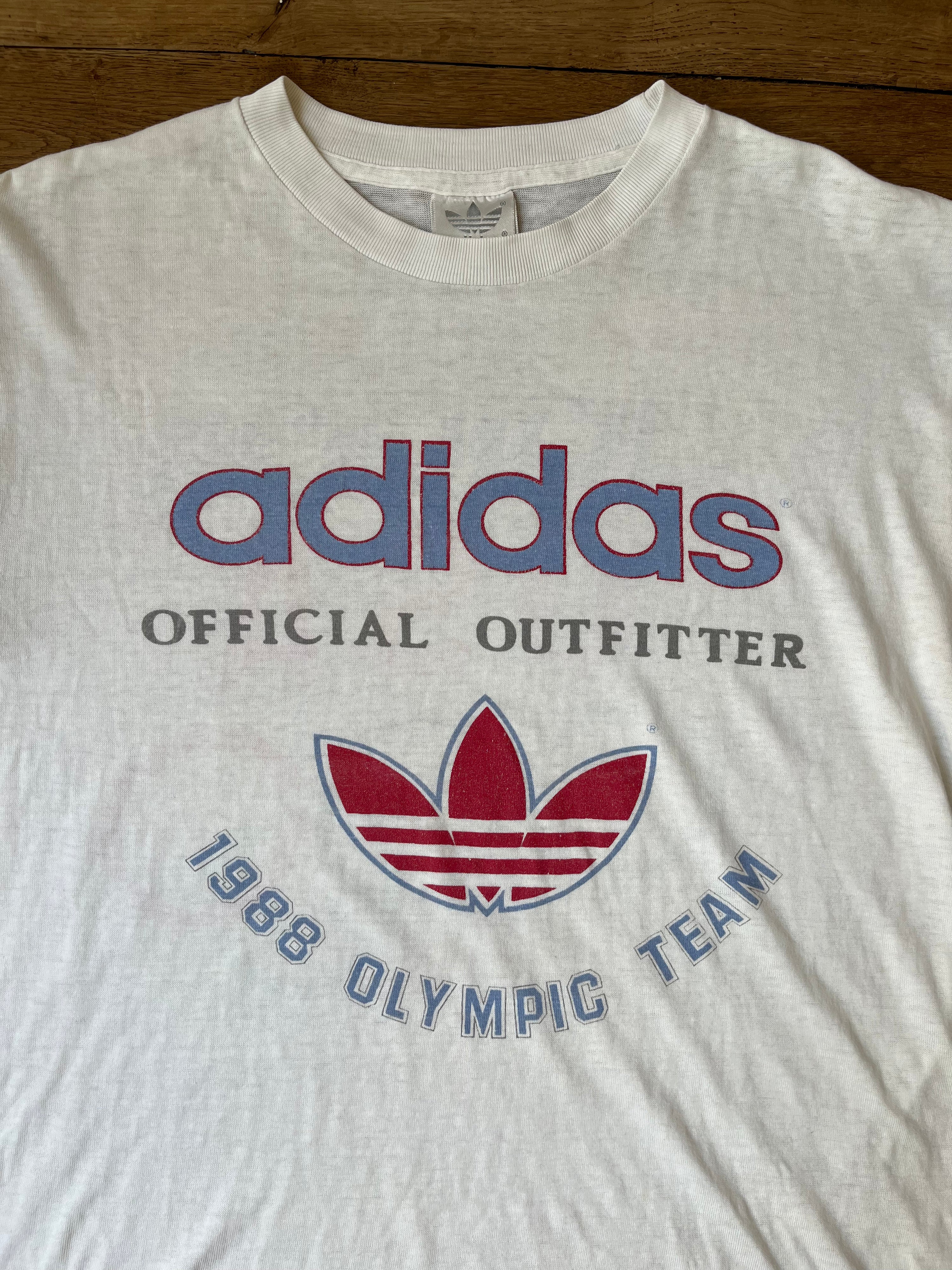 Adidas USA Olympic team t-shirt - 1988