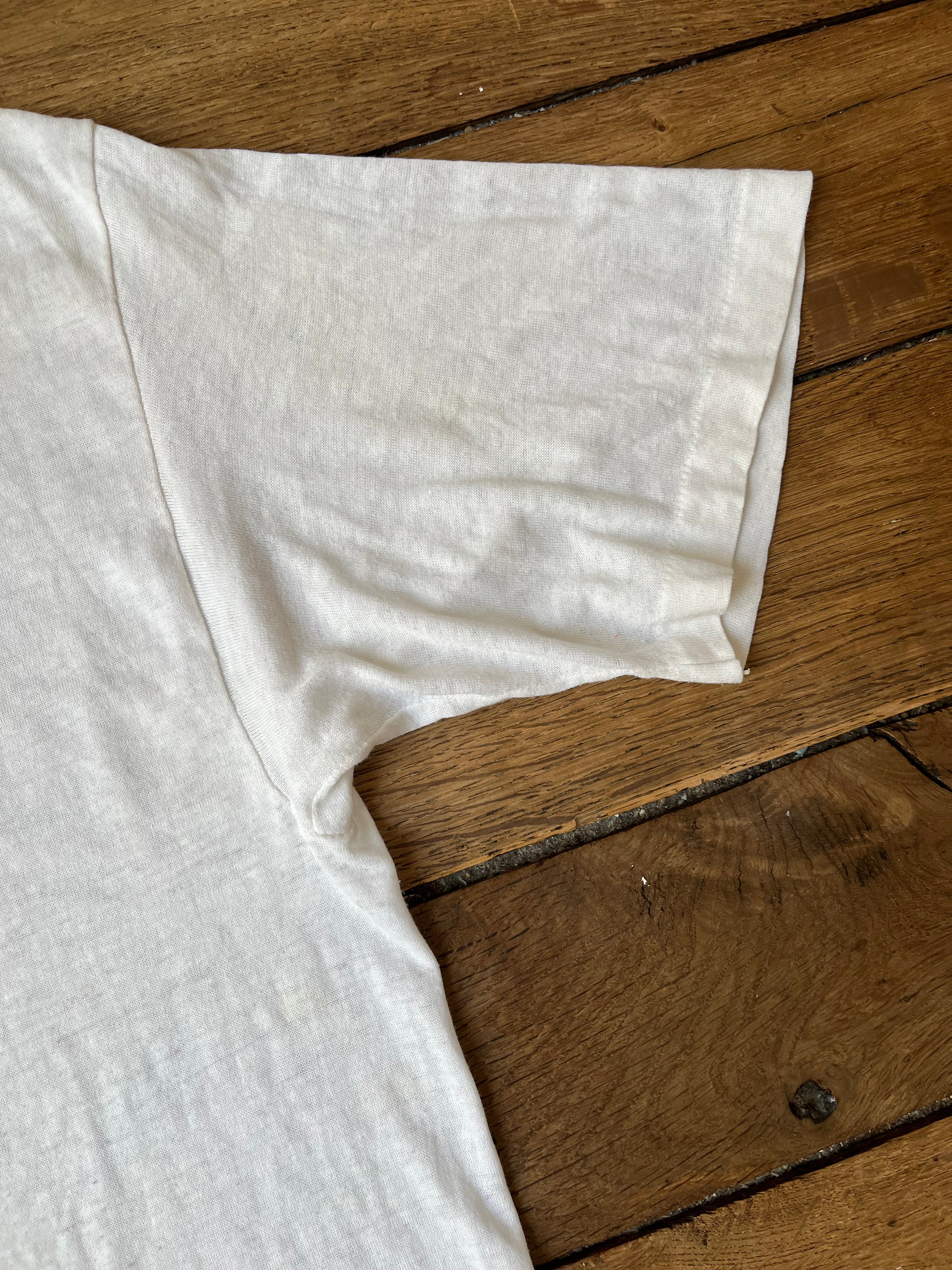 Distressed Ladyluck smiled on me t-shirt - 1980's