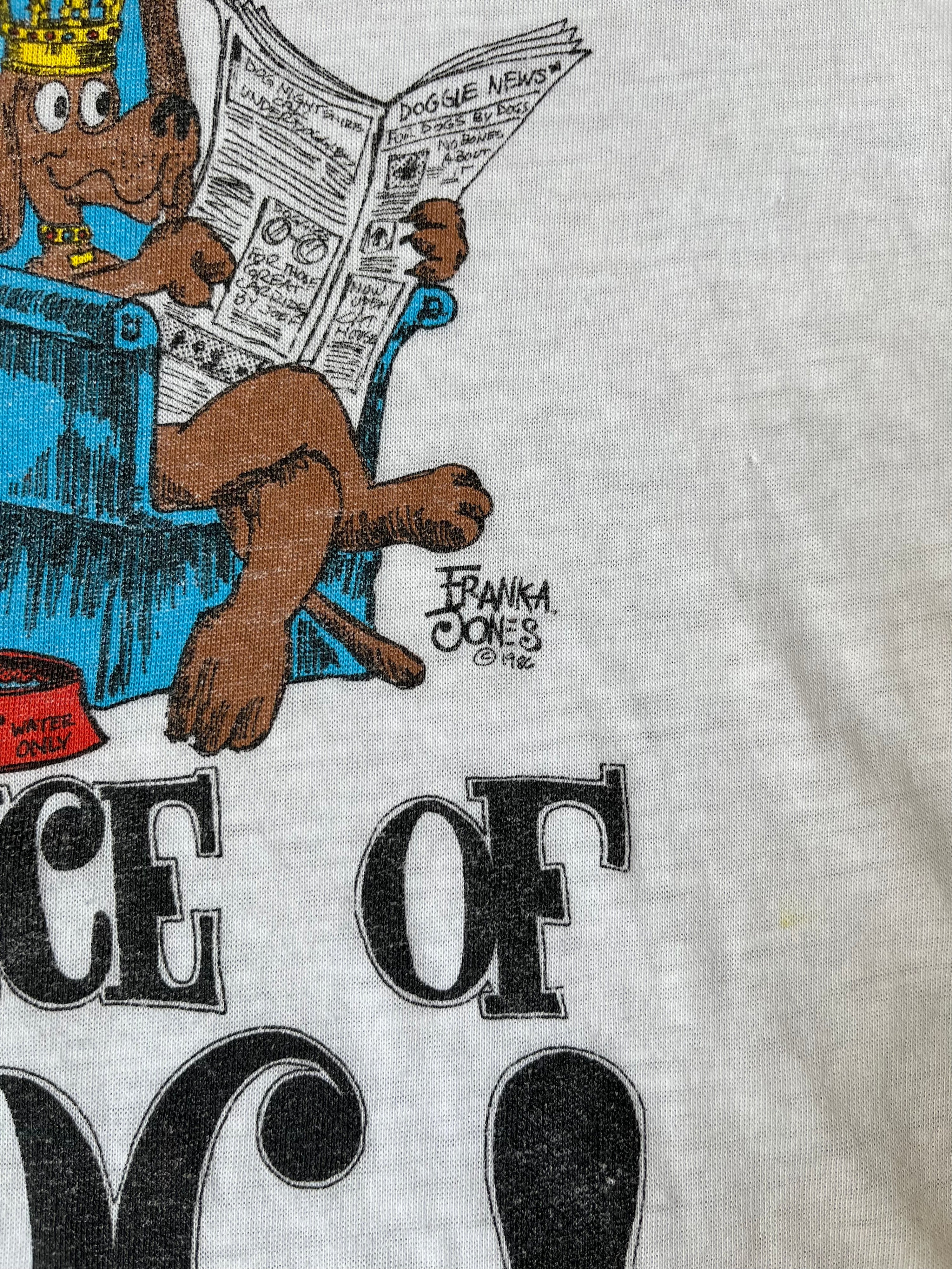My life is devoted entirely to the comfort and convenience of my dog t-shirt - 1986
