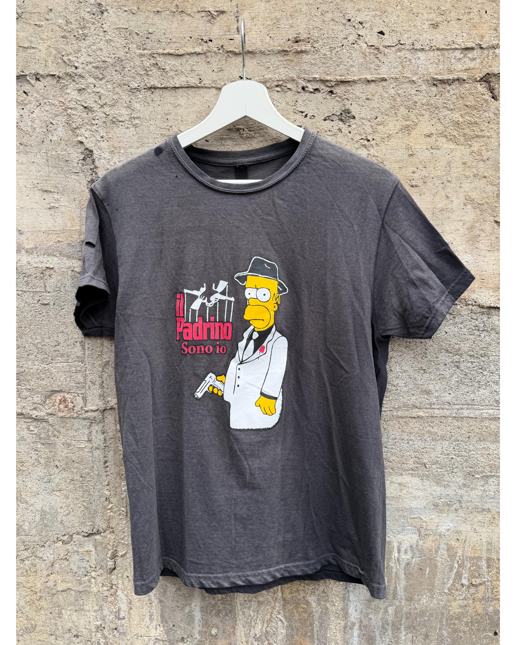Sunfaded Homer Simpson Il Padrino t-shirt
