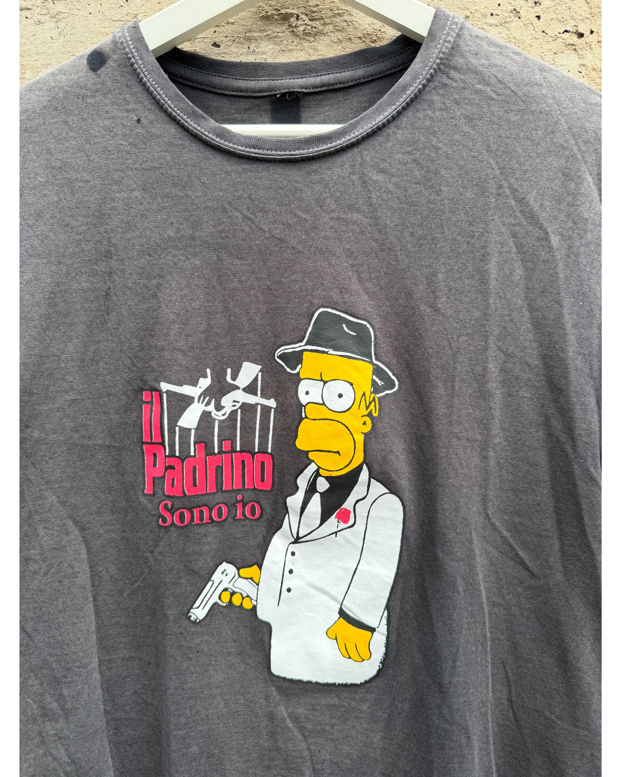Sunfaded Homer Simpson Il Padrino t-shirt