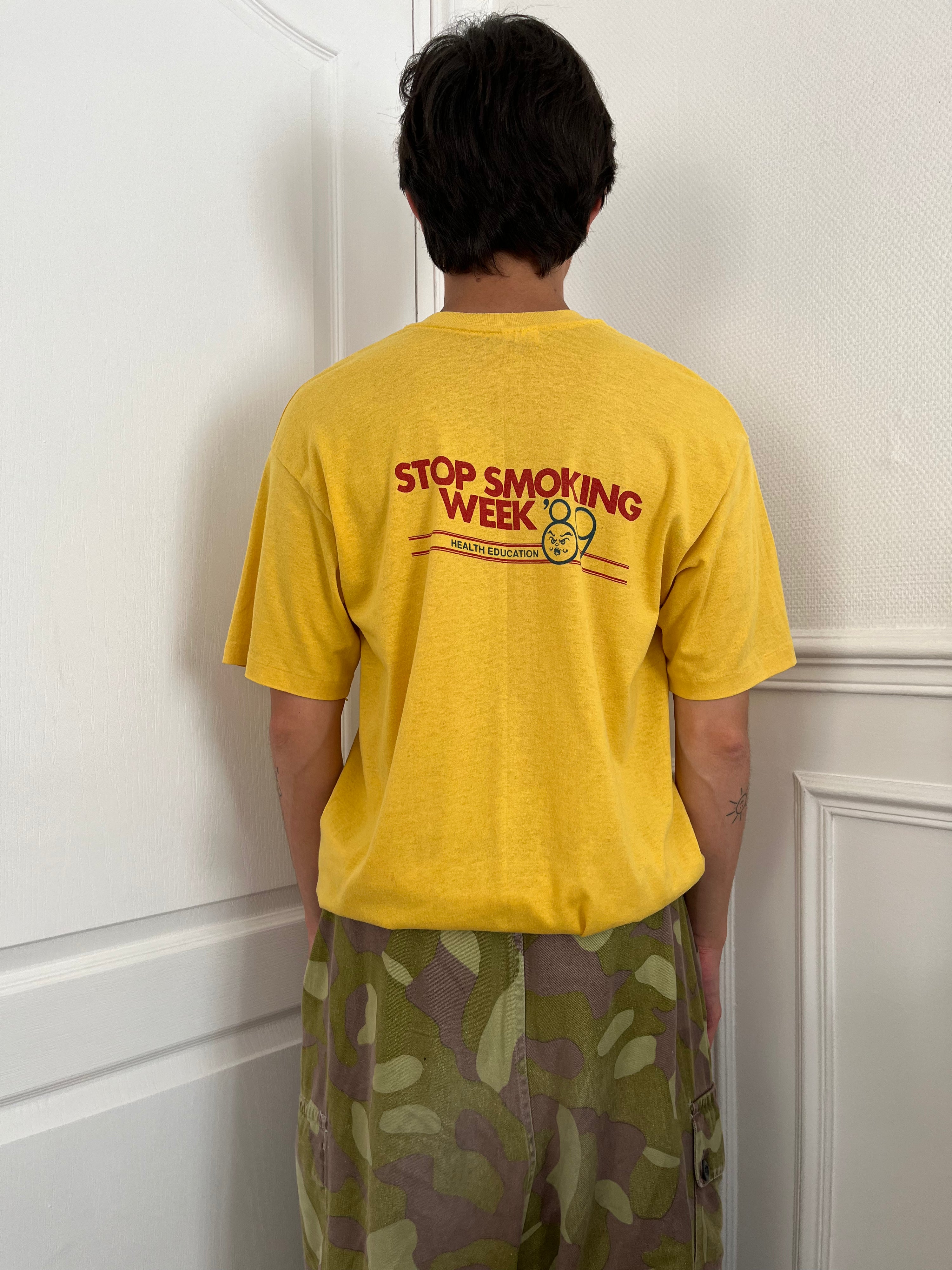 Stop smoking week t-shirt - 1989