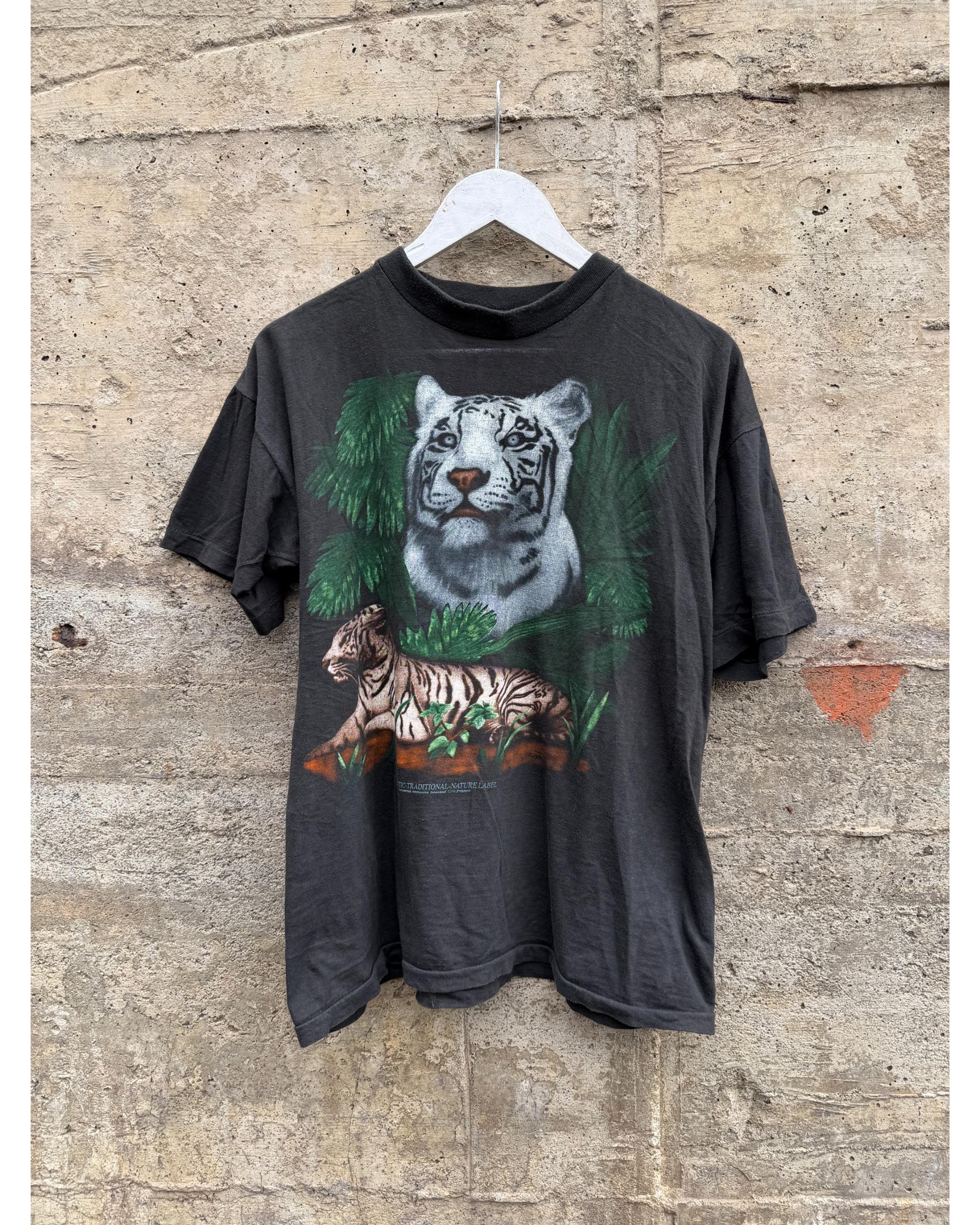 Tiger portrait t-shirt - 1990's