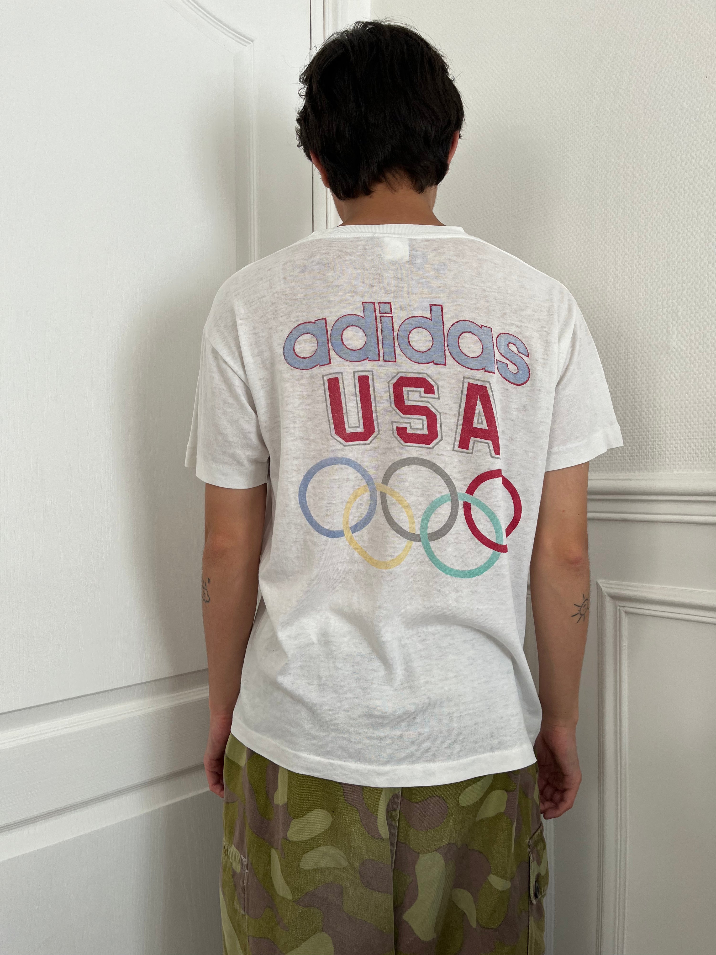 Adidas USA Olympic team t-shirt - 1988