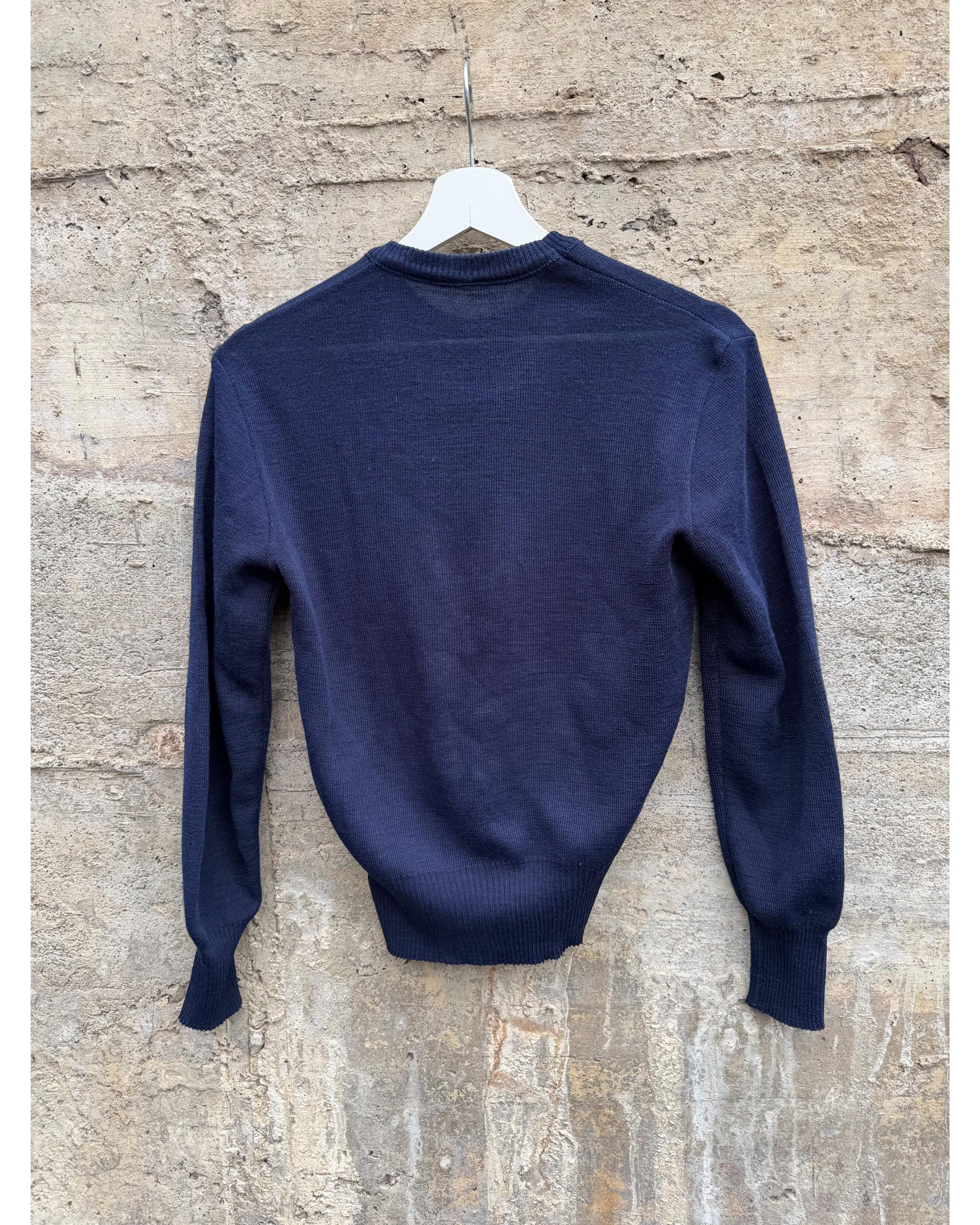 Yachting knitted sweater - 1980's